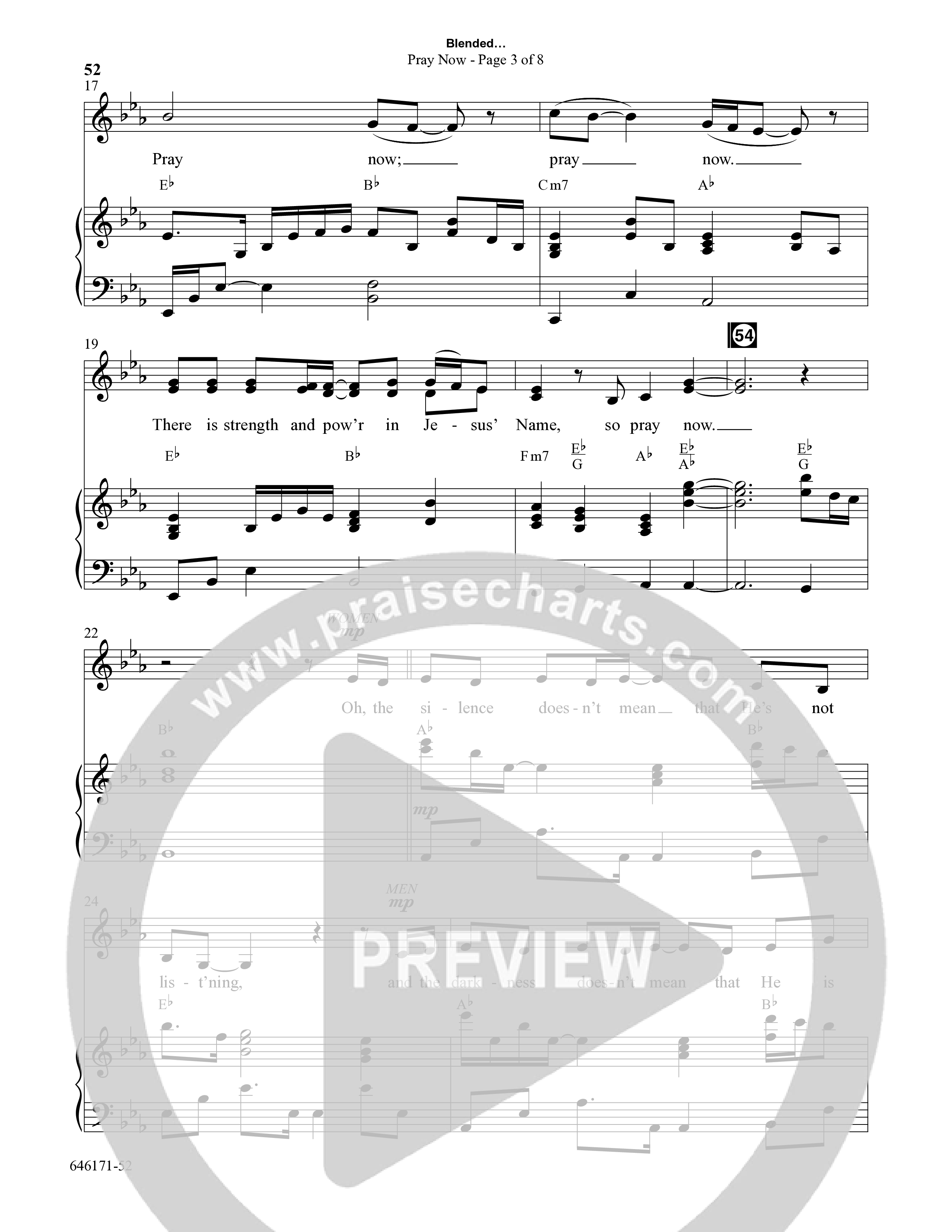 Blended (8 Song Choral Collection) Song 6 (Piano SATB) (Arr. Dale Mathews / Arr. Michael Frazier)