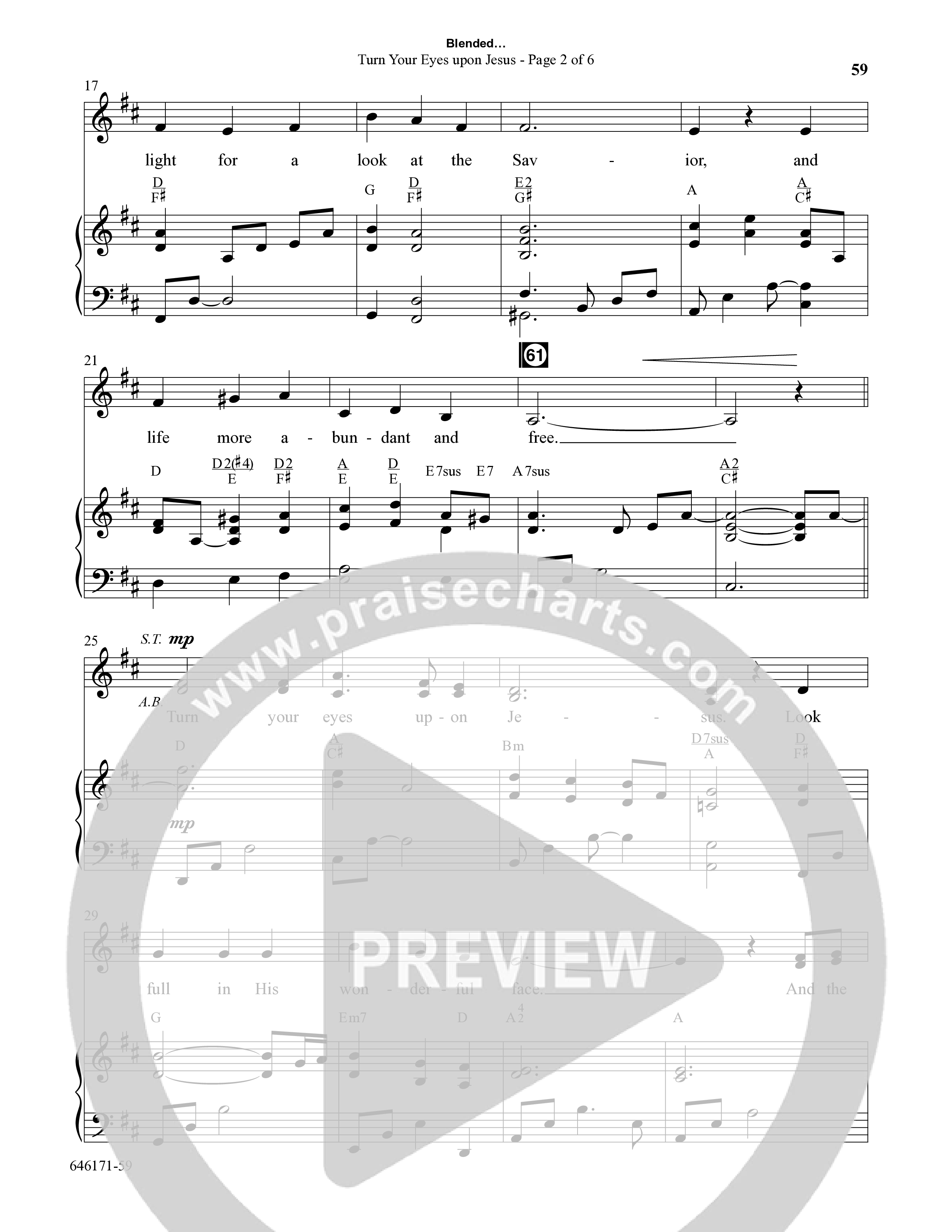 Blended (8 Song Choral Collection) Song 7 (Piano SATB) (Arr. Dale Mathews / Arr. Michael Frazier)