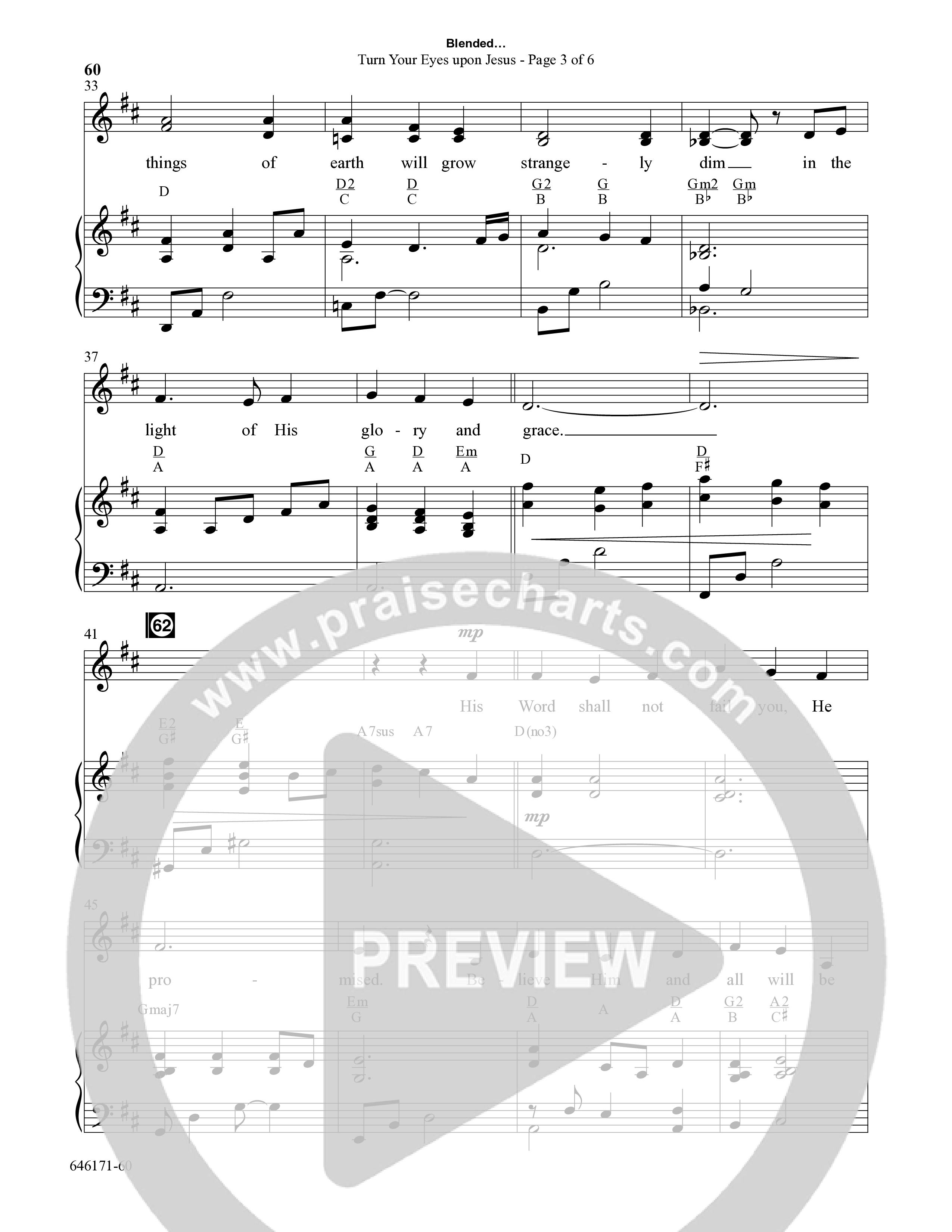 Blended (8 Song Choral Collection) Song 7 (Piano SATB) (Arr. Dale Mathews / Arr. Michael Frazier)
