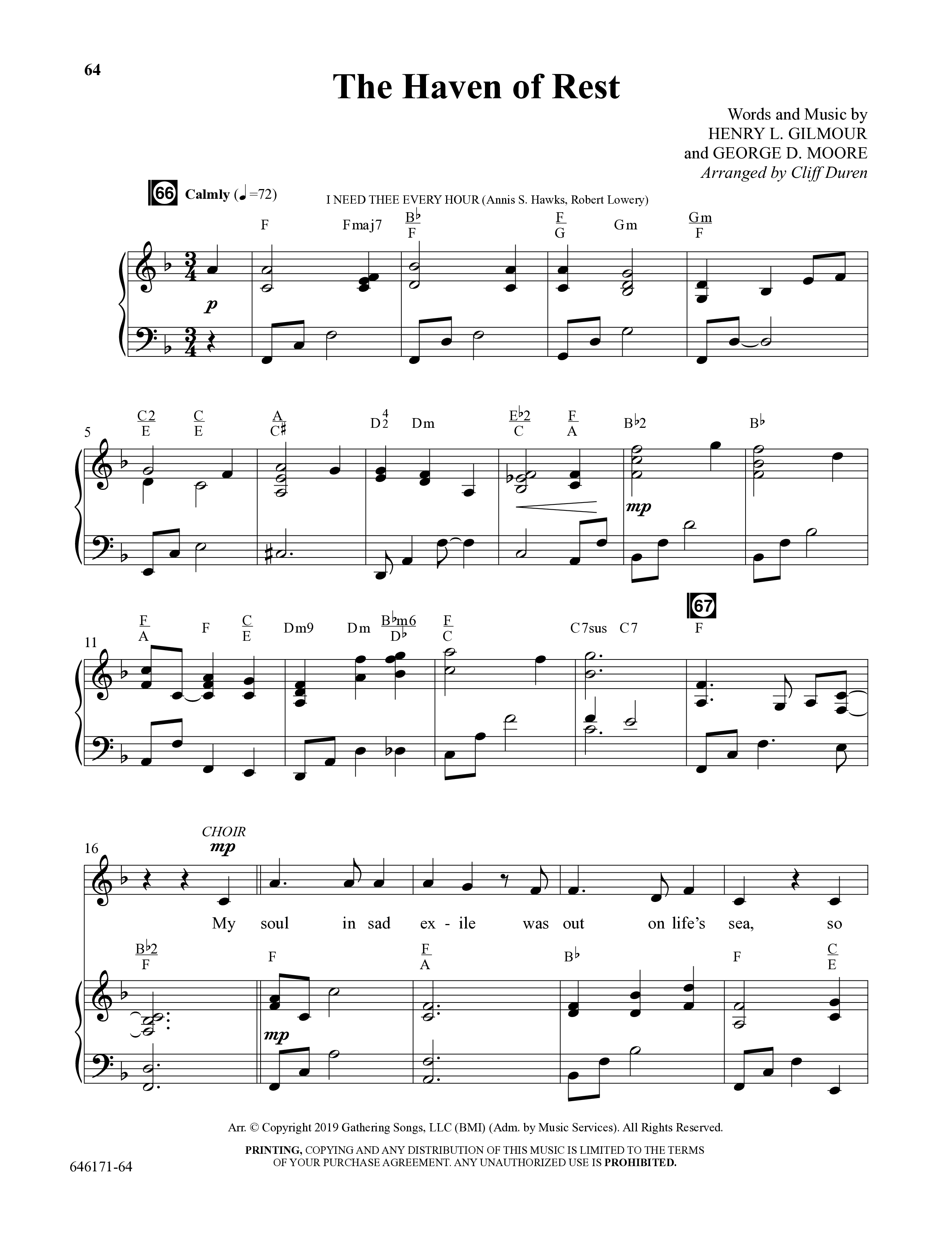 Blended (8 Song Choral Collection) Song 8 (Piano SATB) (Arr. Dale Mathews / Arr. Michael Frazier)
