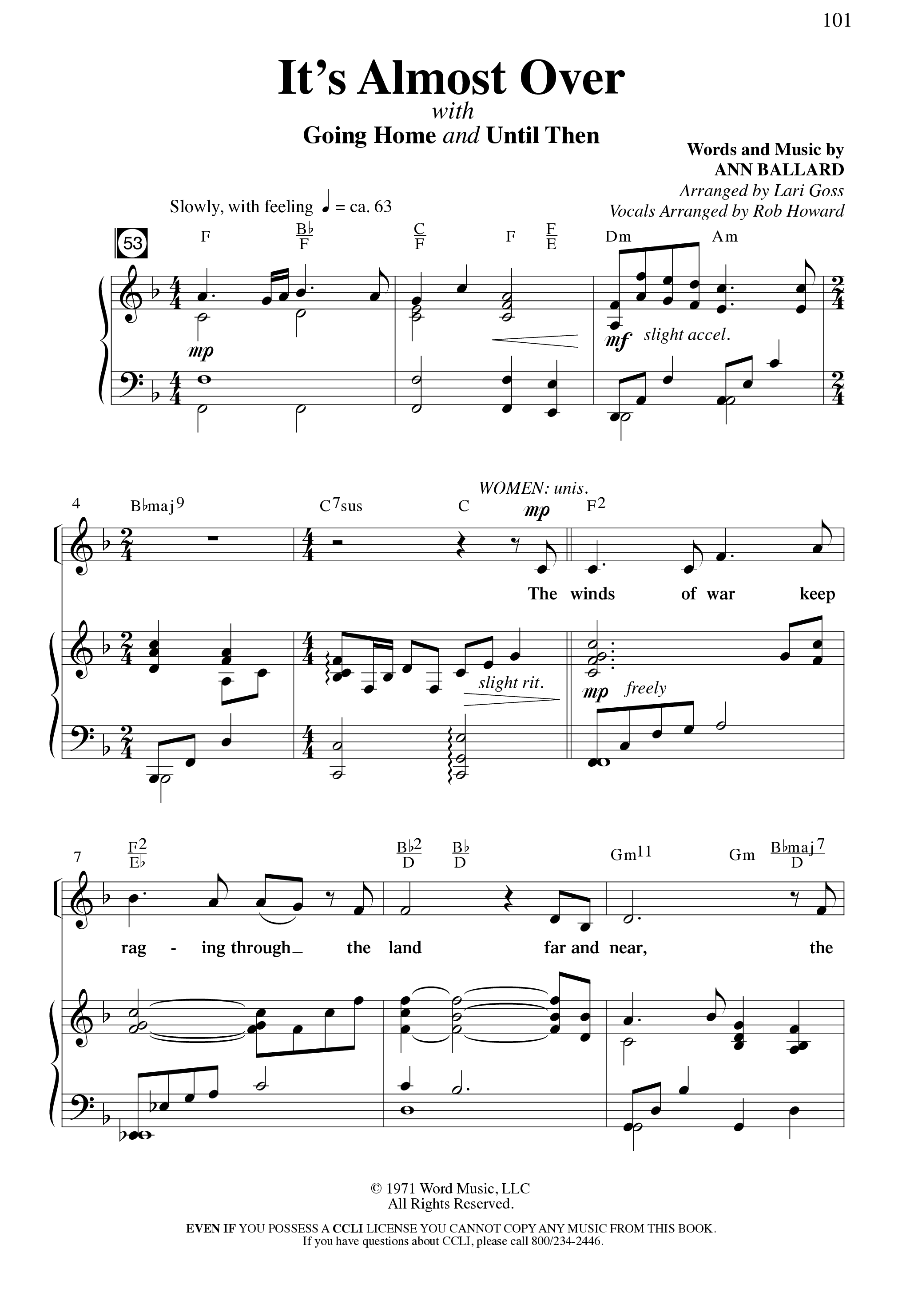 By The Way Of The Cross (12 Song Choral Collection) Song 10 (Piano SATB) (Arr. Mike Speck / Arr. Lari Goss / Arr. Danny Zaloudik)