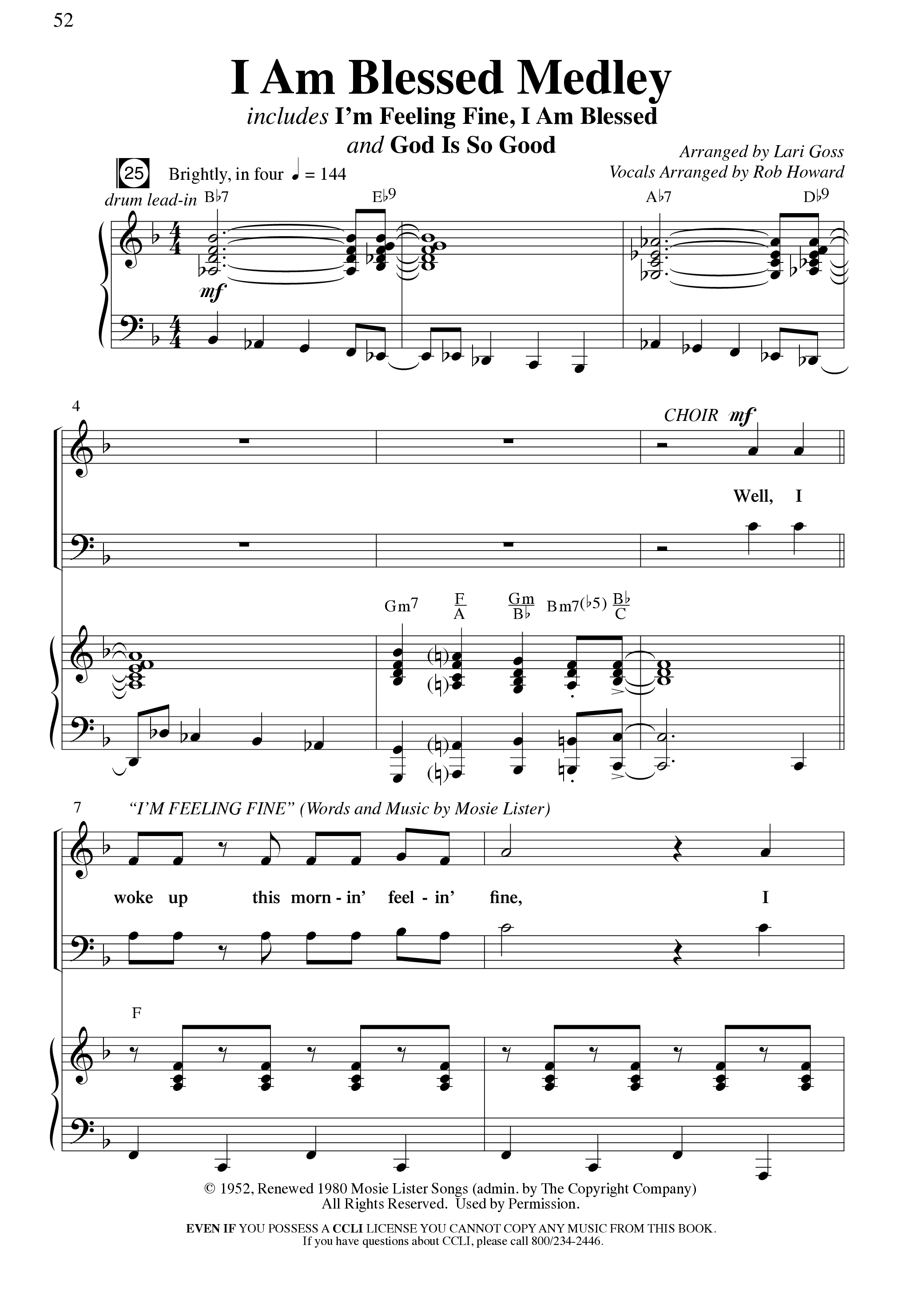 By The Way Of The Cross (12 Song Choral Collection) Song 5 (Piano SATB) (Arr. Mike Speck / Arr. Lari Goss / Arr. Danny Zaloudik)
