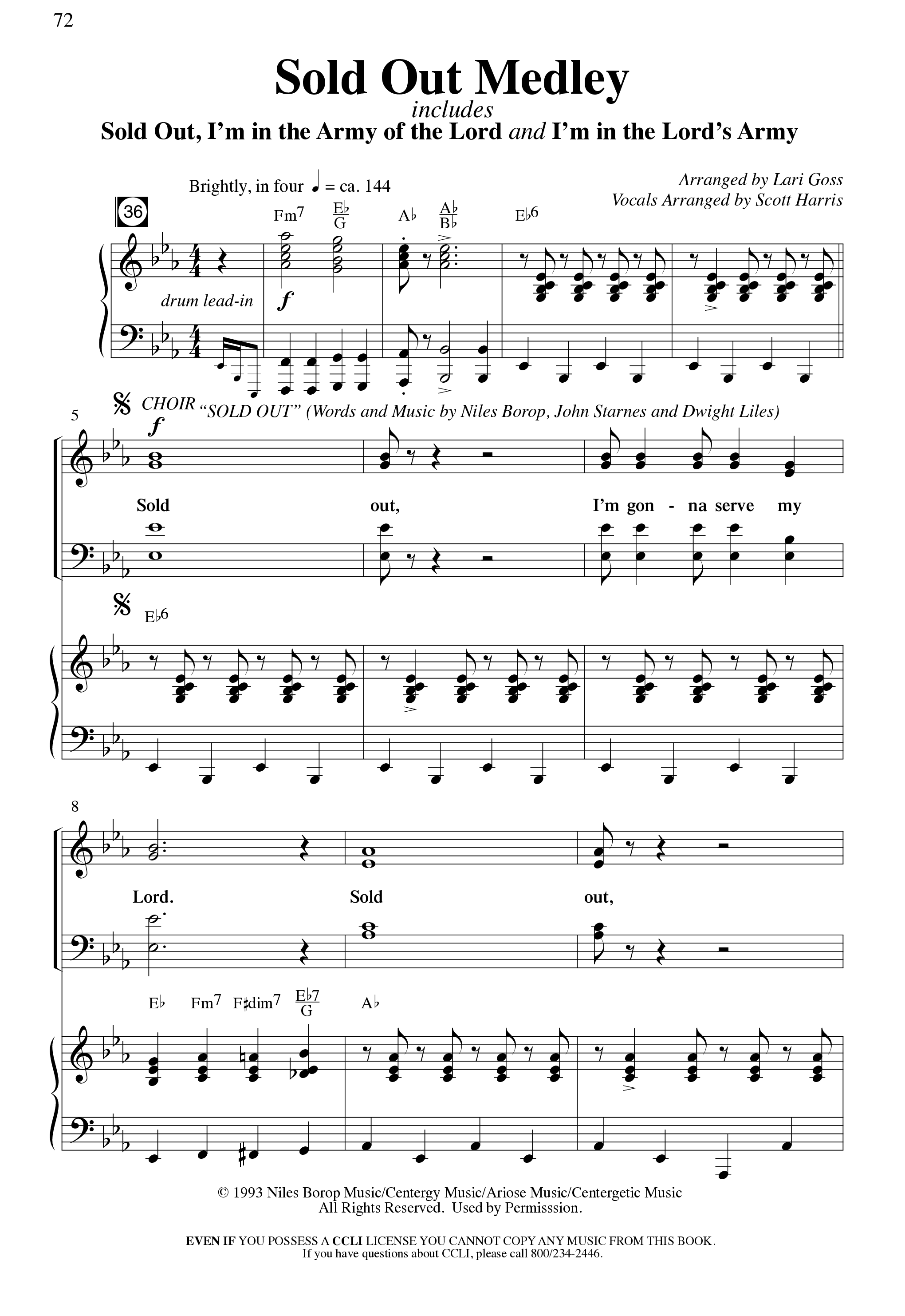 By The Way Of The Cross (12 Song Choral Collection) Song 7 (Piano SATB) (Arr. Mike Speck / Arr. Lari Goss / Arr. Danny Zaloudik)