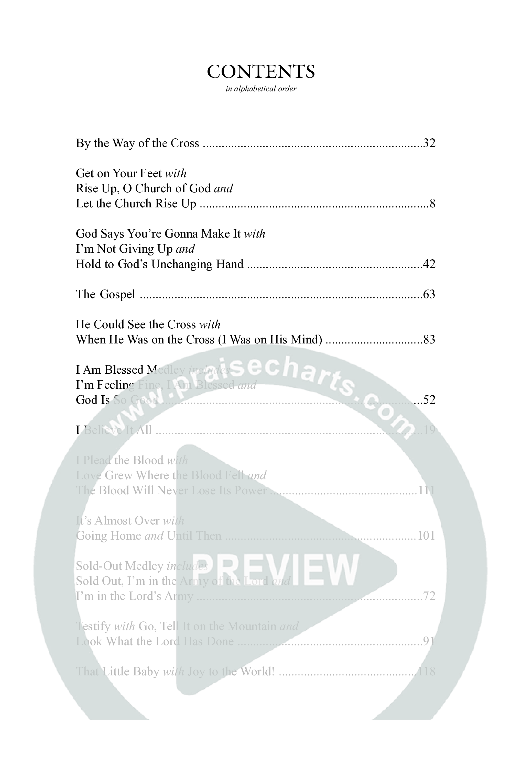 By The Way Of The Cross (12 Song Choral Collection) Choral Book (Arr. Mike Speck / Arr. Lari Goss / Arr. Danny Zaloudik)