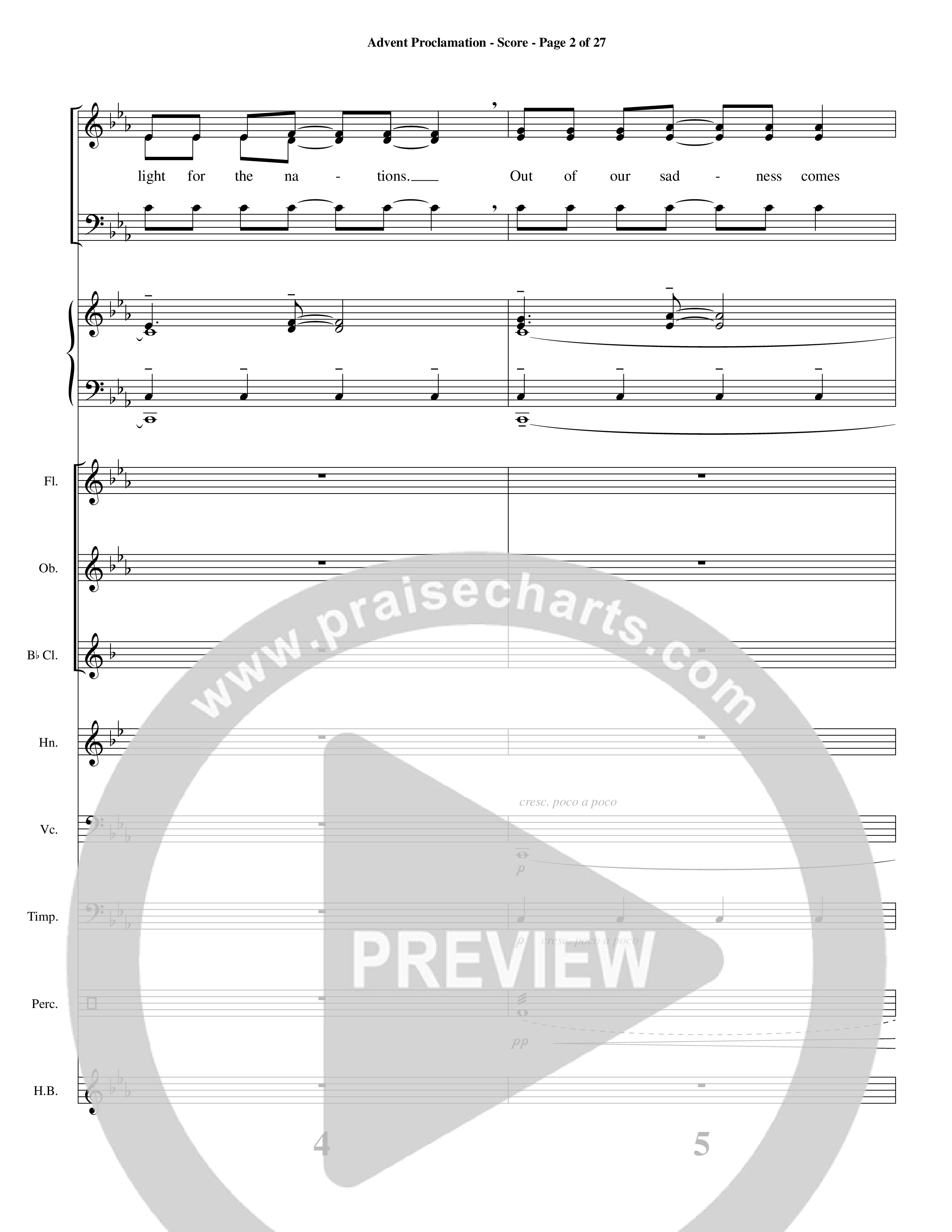 A Night For Rejoicing (10 Song Choral Collection) Song 4 (Orchestration) (Arr. Lee Dengler / Arr. Susan Naus Dengler / Orch. Phillip Keveren)