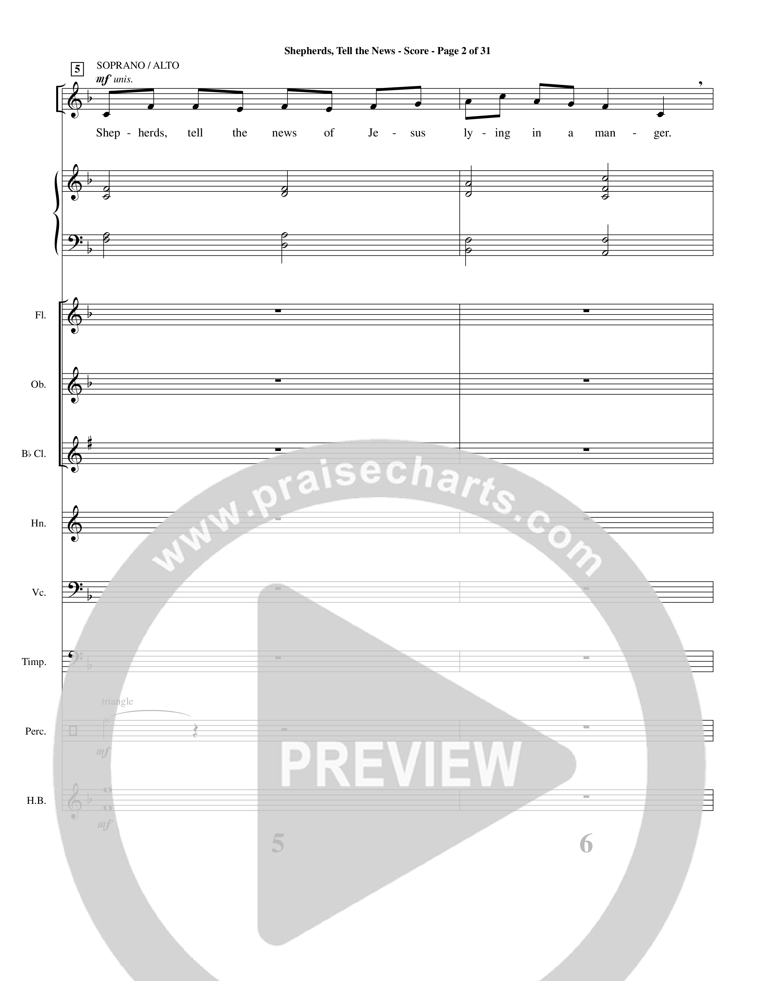 A Night For Rejoicing (10 Song Choral Collection) Song 8 (Orchestration) (Arr. Lee Dengler / Arr. Susan Naus Dengler / Orch. Phillip Keveren)