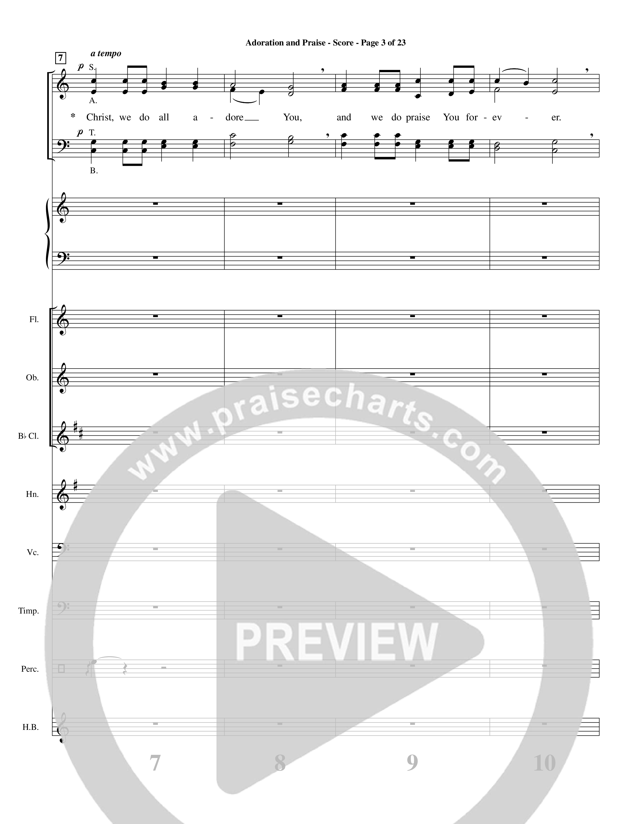 A Night For Rejoicing (10 Song Choral Collection) Song 9 (Orchestration) (Arr. Lee Dengler / Arr. Susan Naus Dengler / Orch. Phillip Keveren)