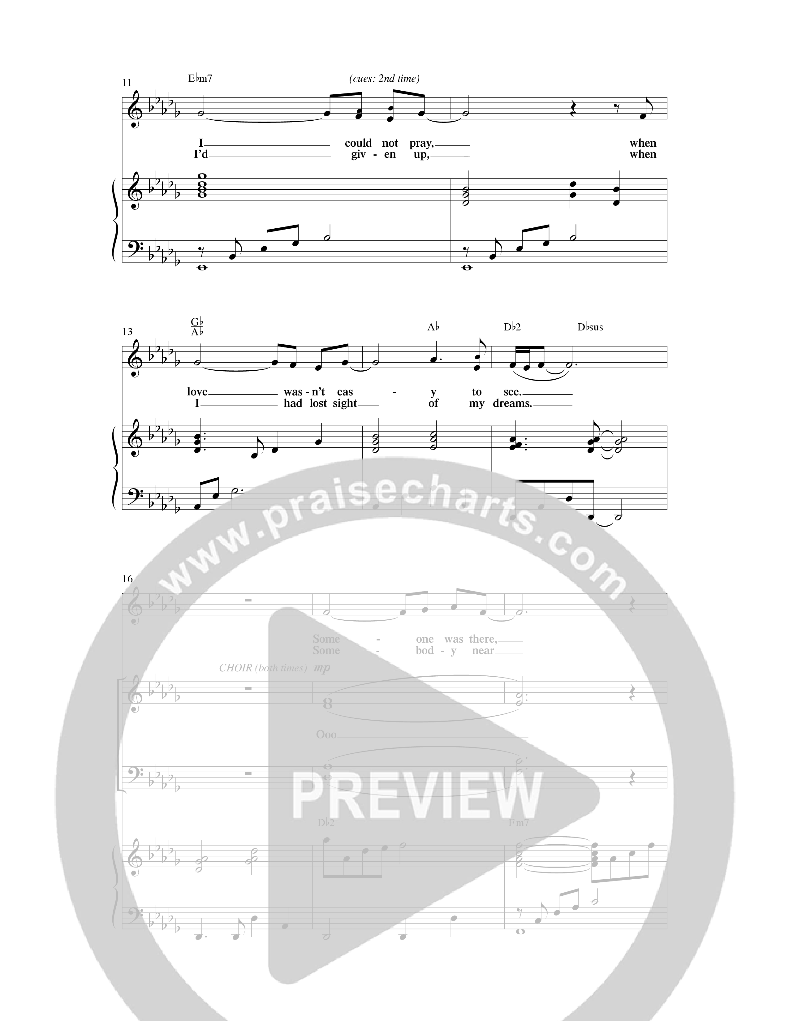 Somebody Prayed for Me (Choral Anthem SATB) Anthem (SATB/Piano) (Word Music Choral / Arr. Robert Sterling)