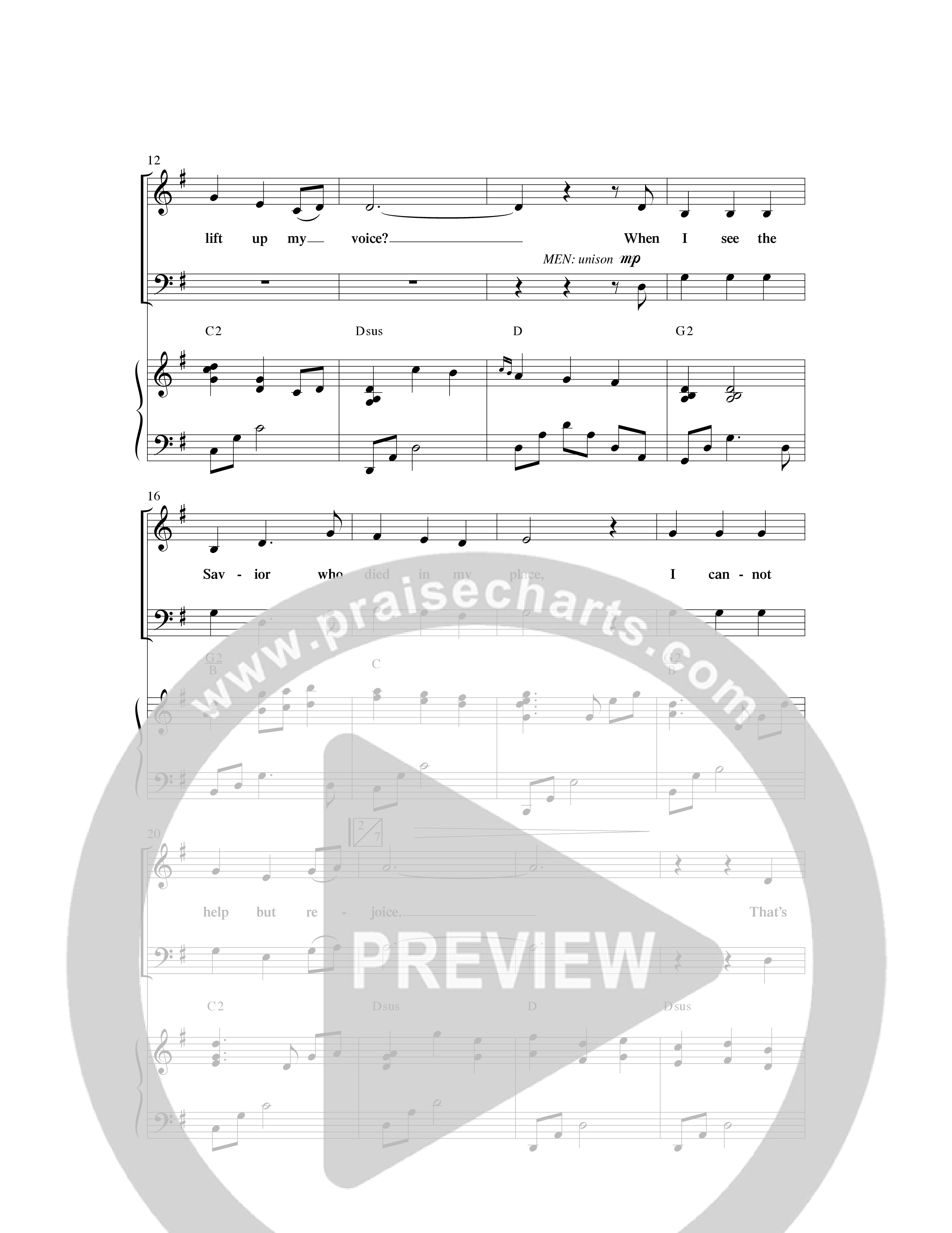 Holy Is The Lord (Choral Anthem SATB) Anthem (SATB/Piano) (Word Music Choral / Arr. J. Daniel Smith)