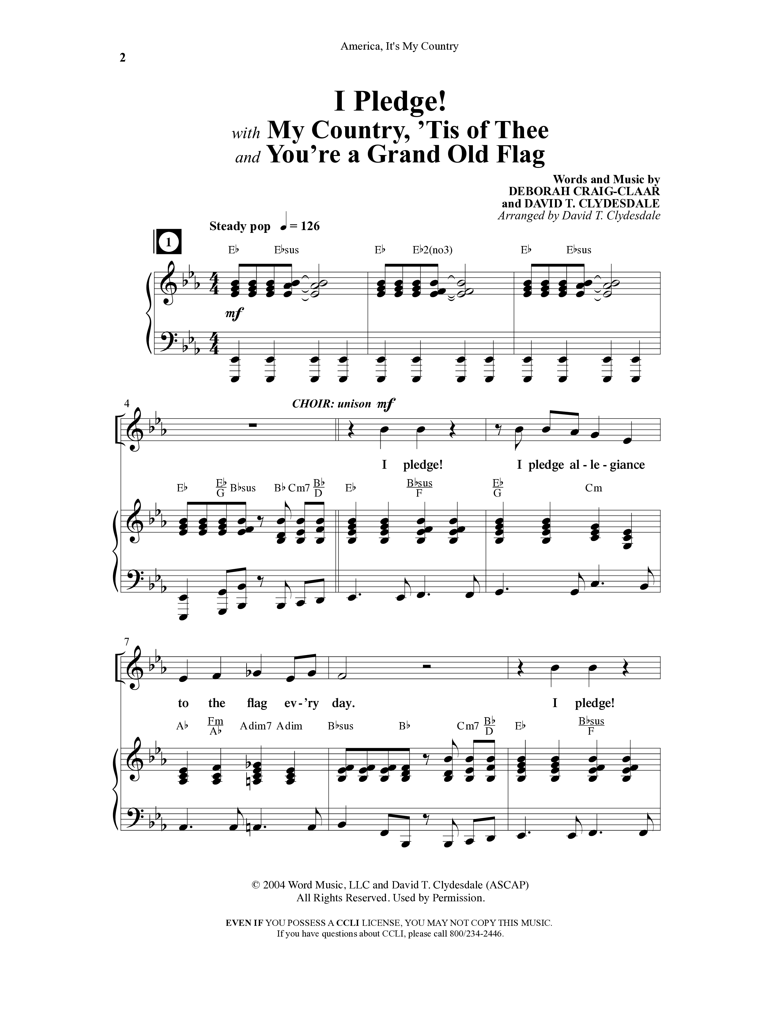 America This Is My Country (5 Song Choral Collection) Choral Book (Arr. Dale Mathews / Arr. Allan Douglas / Arr. Sarah Huffman)