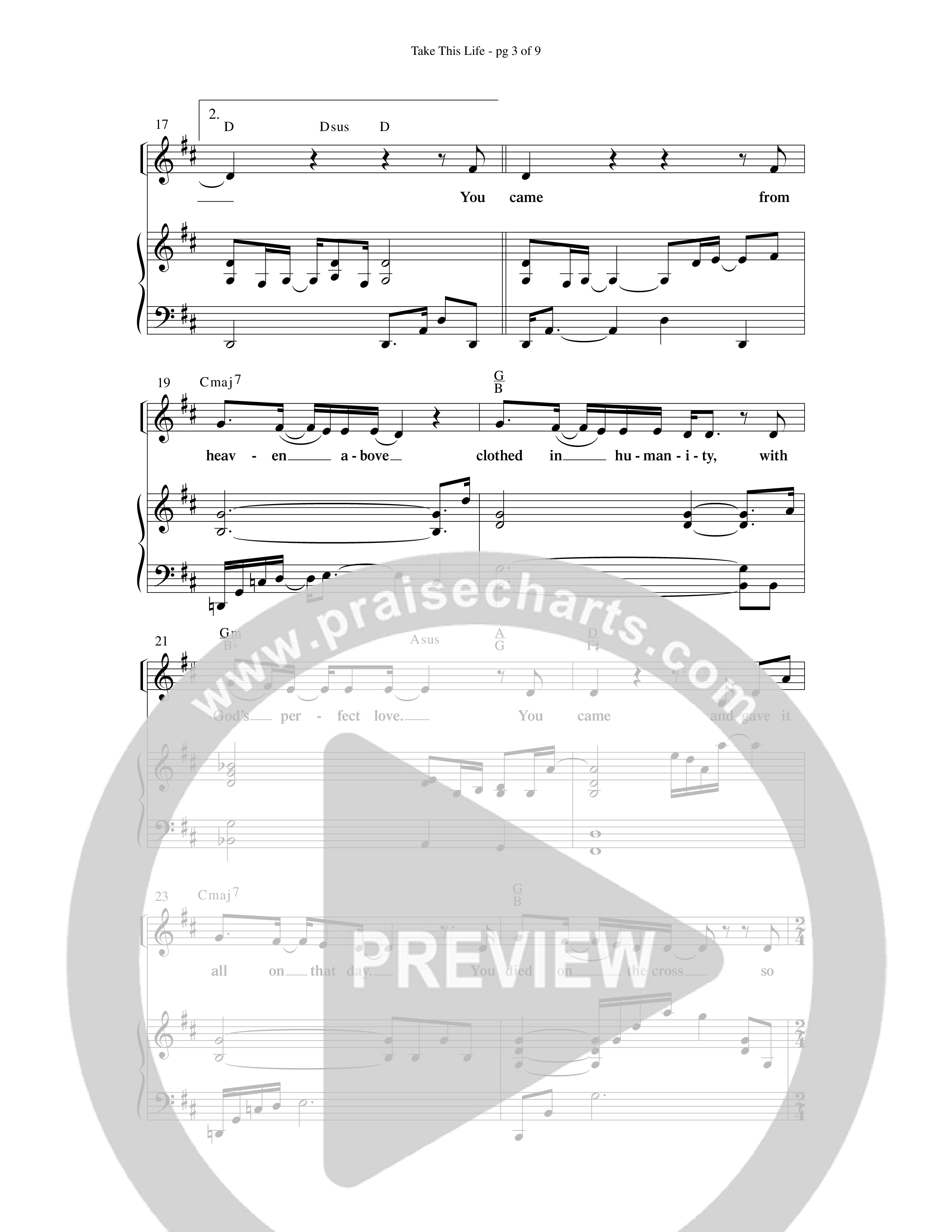 Blessing Honor And Praise (14 Song Choral Collection) Song 10 (Piano SATB) (Arr. Dave Williamson)