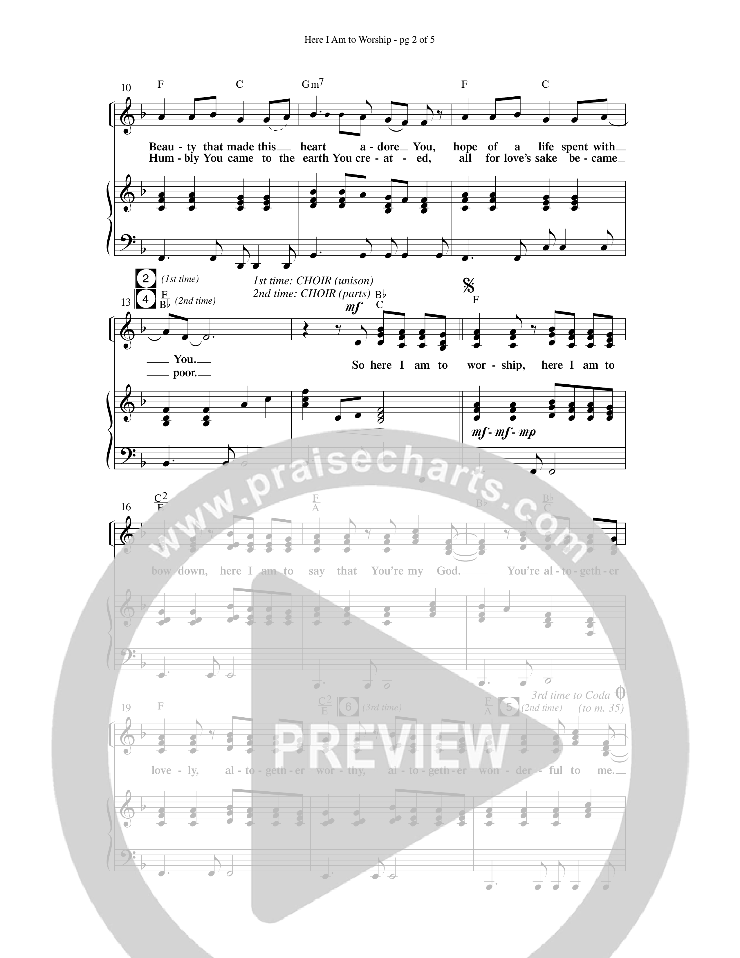 Blessing Honor And Praise (14 Song Choral Collection) Song 1 (Piano SATB) (Arr. Dave Williamson)
