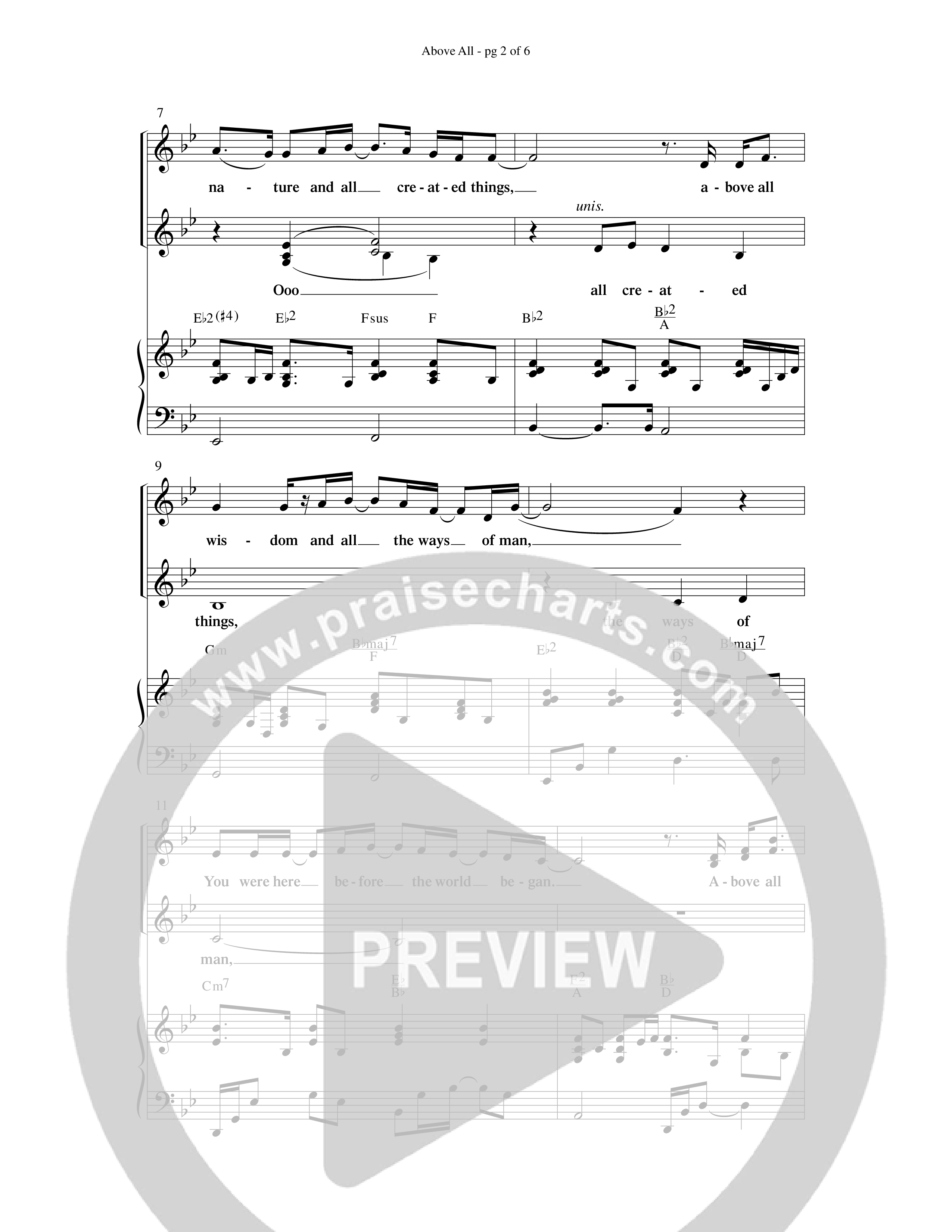 Blessing Honor And Praise (14 Song Choral Collection) Song 7 (Piano SATB) (Arr. Dave Williamson)