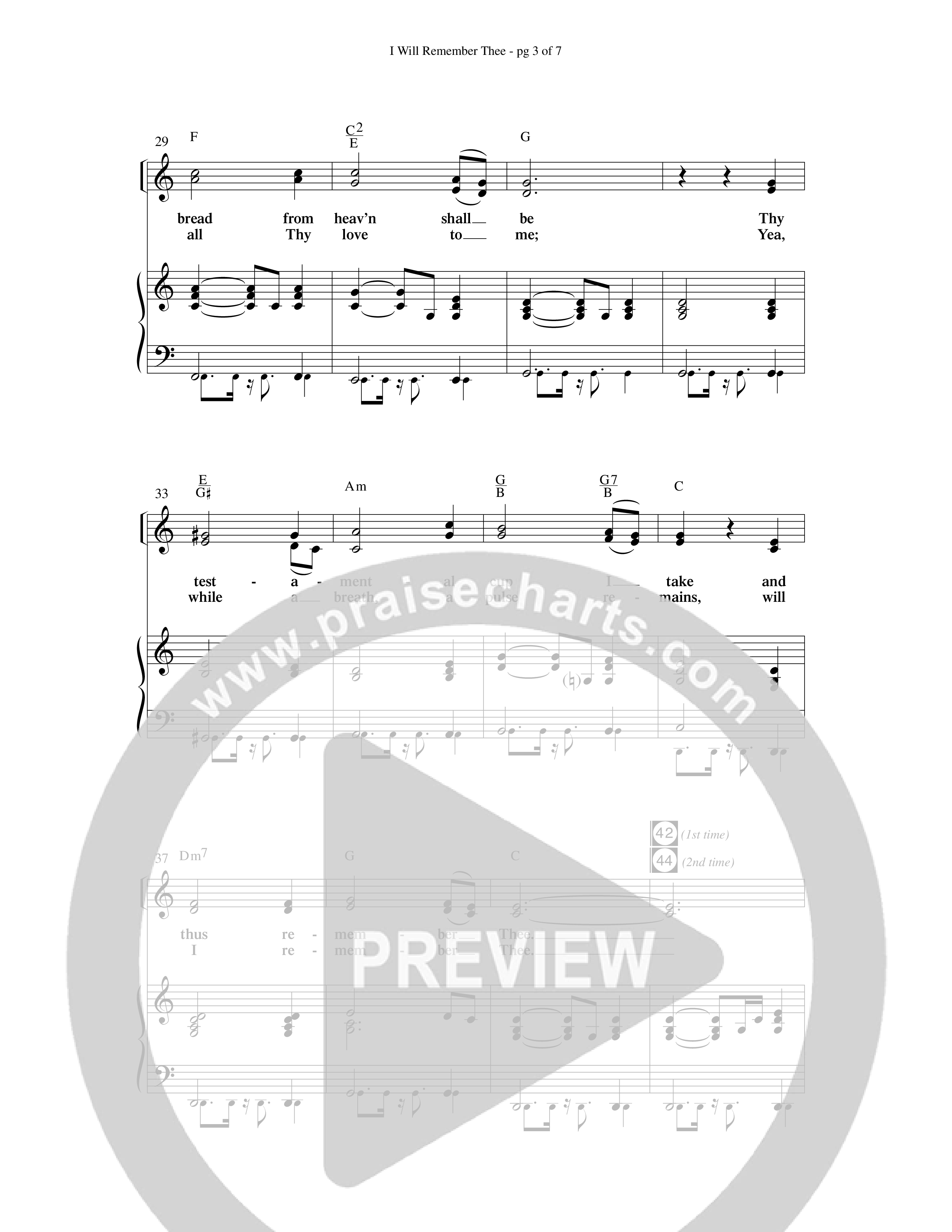 Blessing Honor And Praise (14 Song Choral Collection) Song 9 (Piano SATB) (Arr. Dave Williamson)
