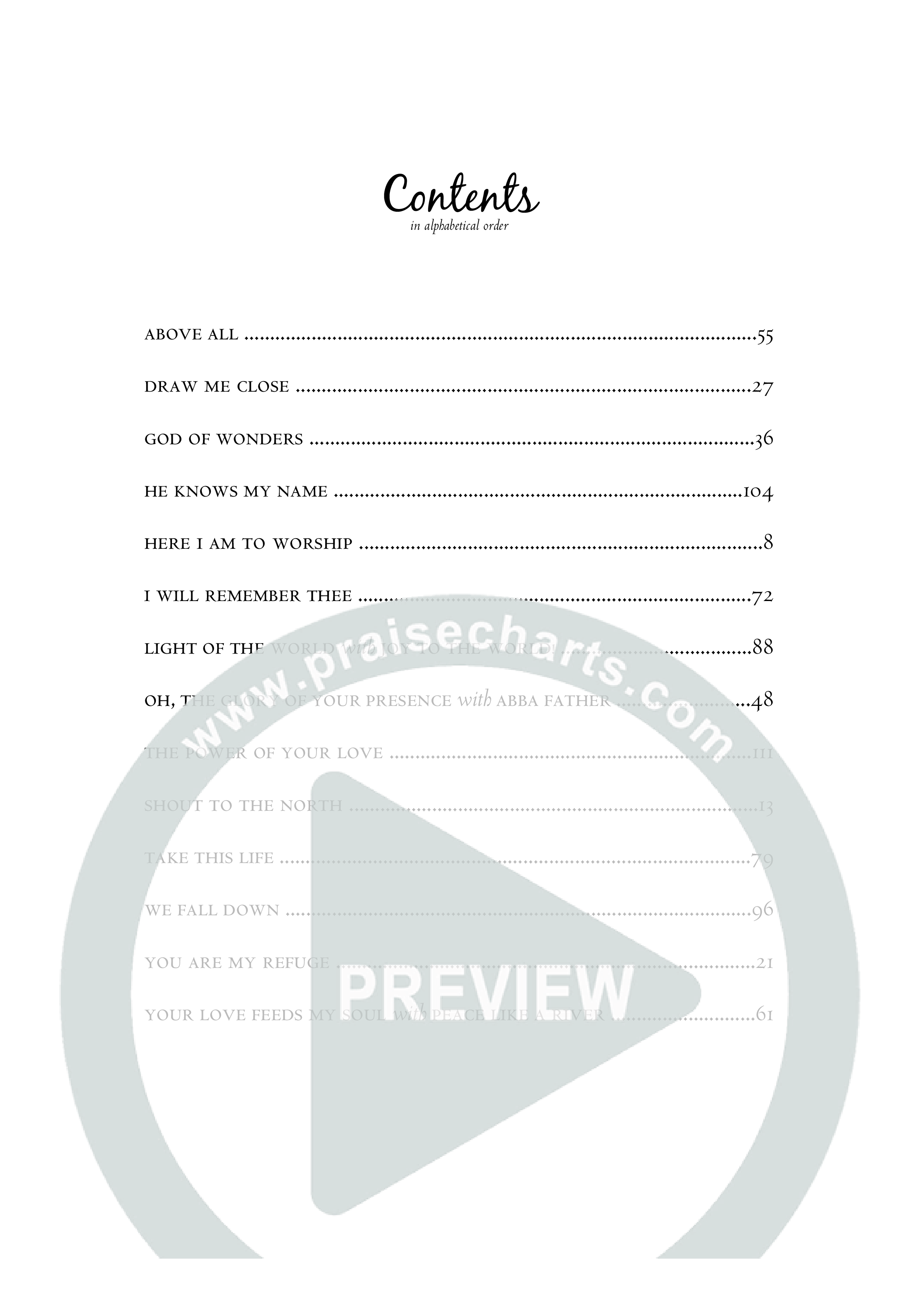 Blessing Honor And Praise (14 Song Choral Collection) Choral Book (Arr. Dave Williamson)