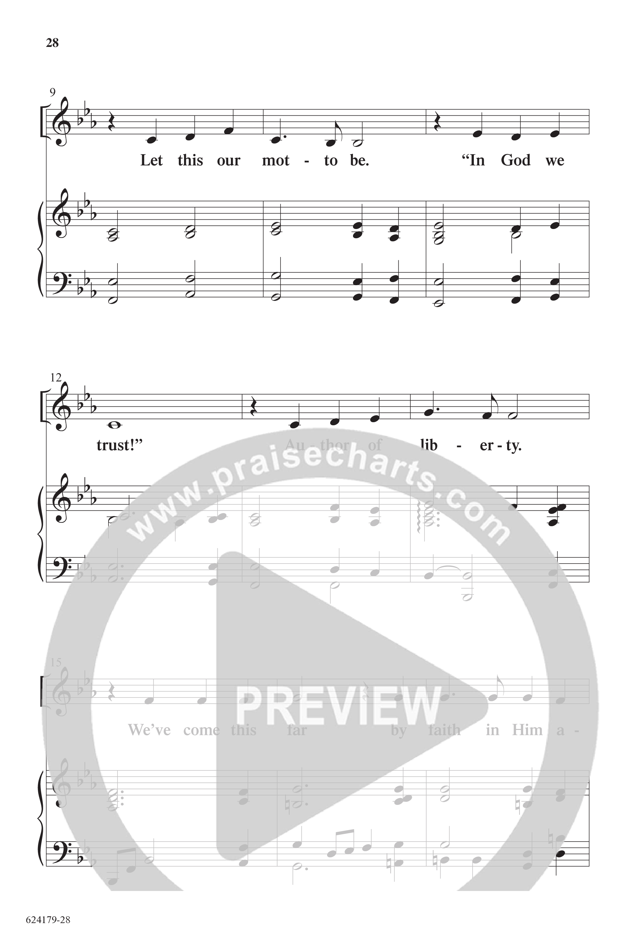 A Shining Light (7 Song Choral Collection) Song 3 (Piano SATB) (Arr. Marty Parks)