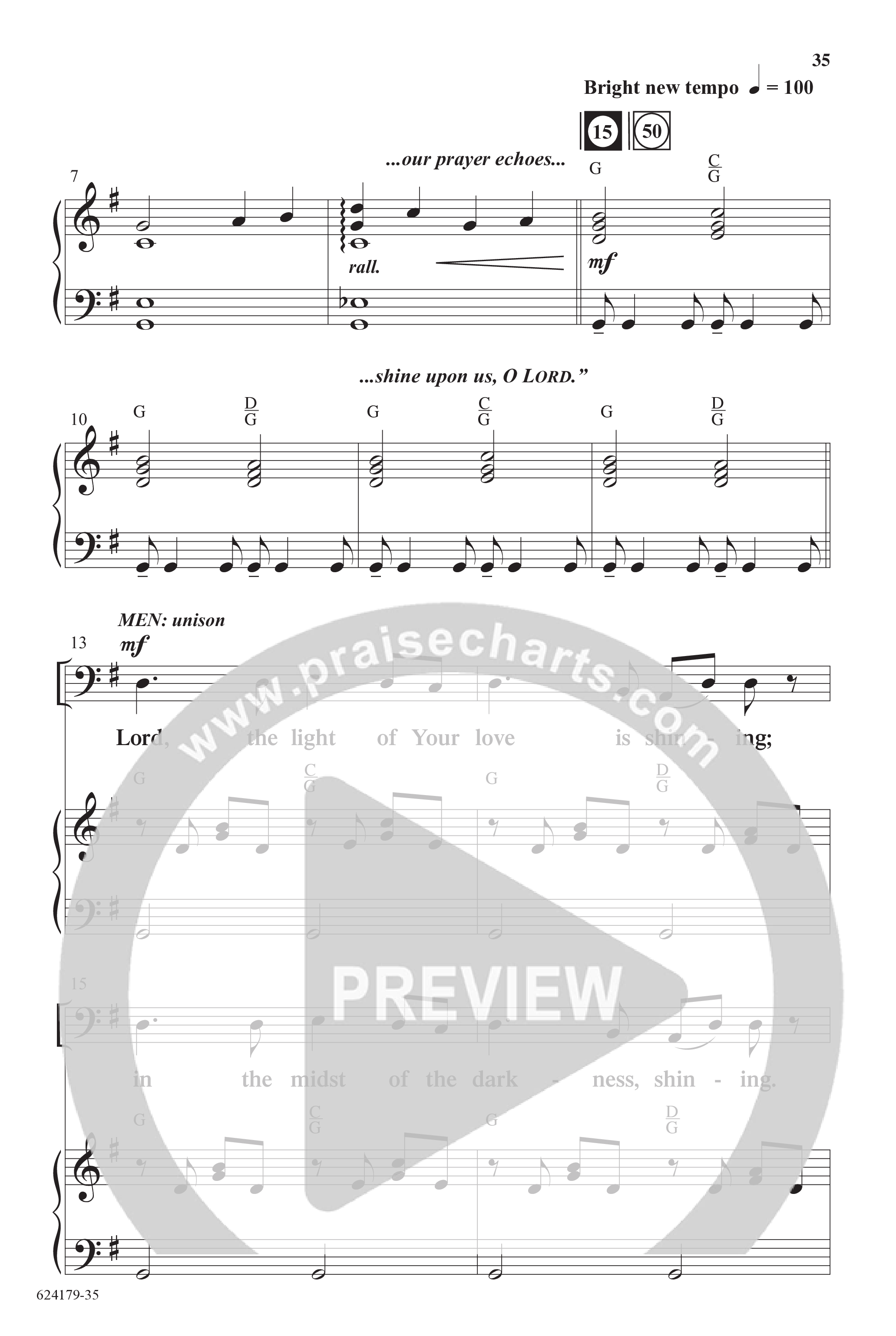 A Shining Light (7 Song Choral Collection) Song 4 (Piano SATB) (Arr. Marty Parks)
