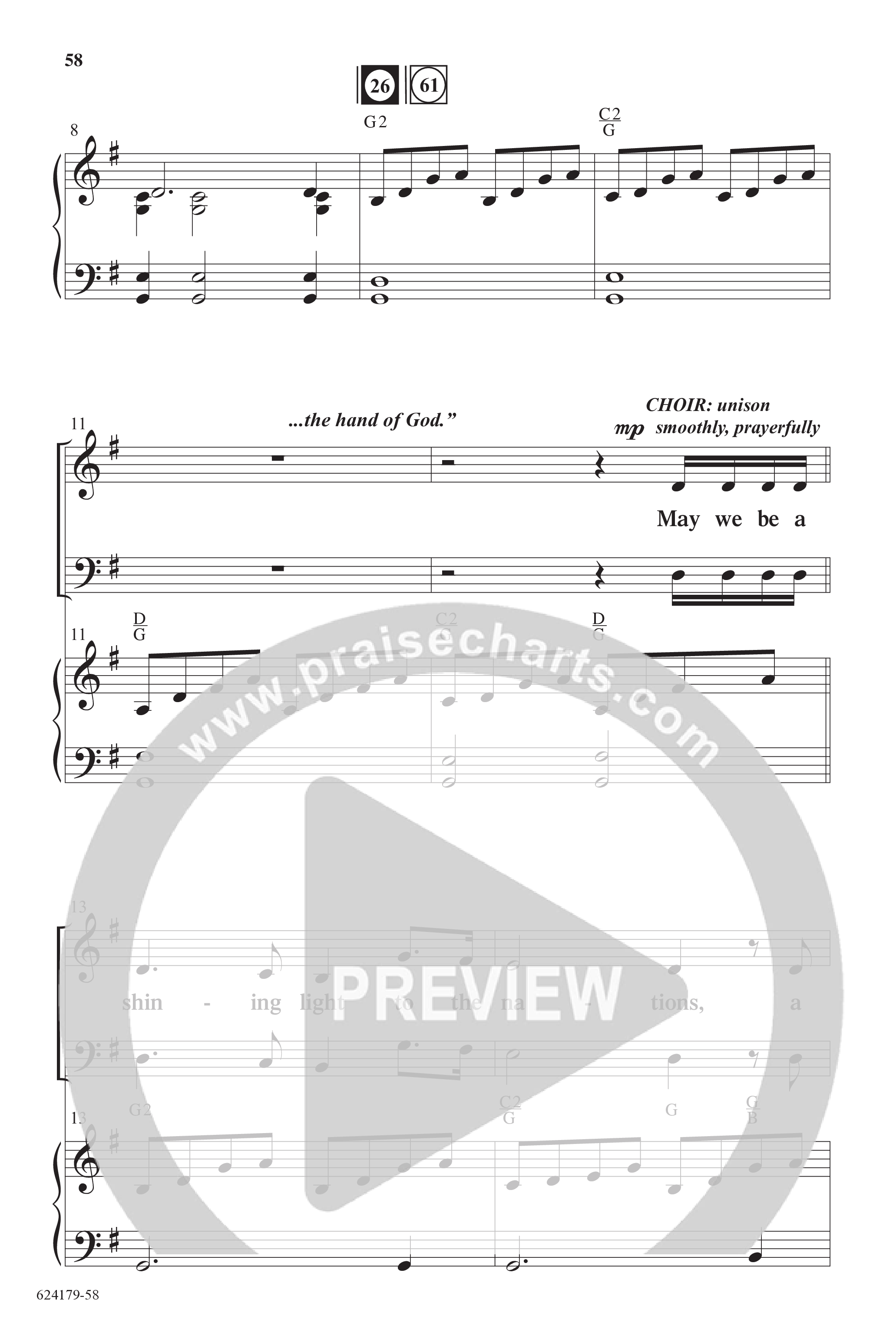 A Shining Light (7 Song Choral Collection) Song 6 (Piano SATB) (Arr. Marty Parks)