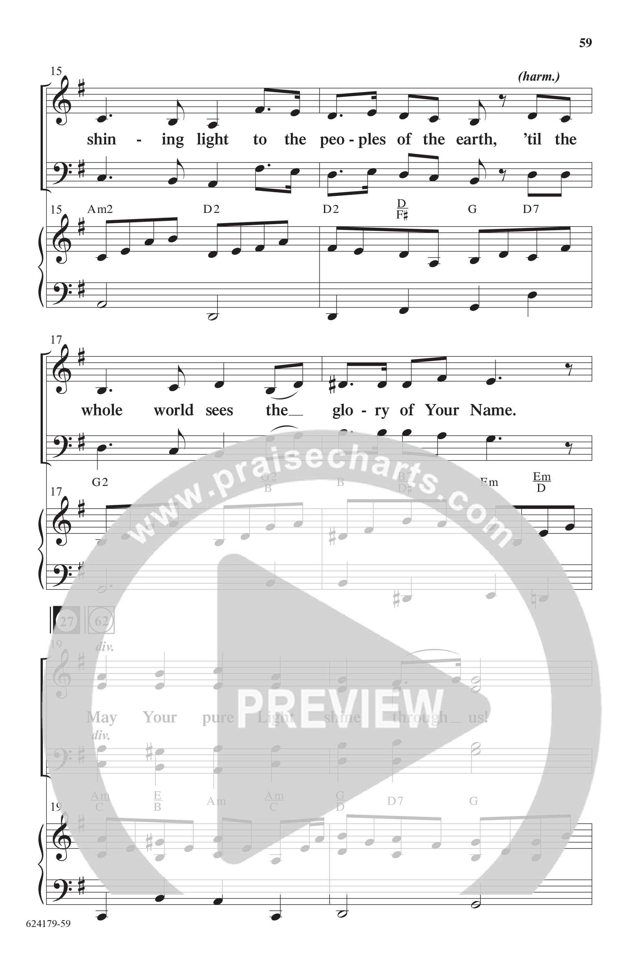 A Shining Light (7 Song Choral Collection) Song 6 (Piano SATB) (Arr. Marty Parks)