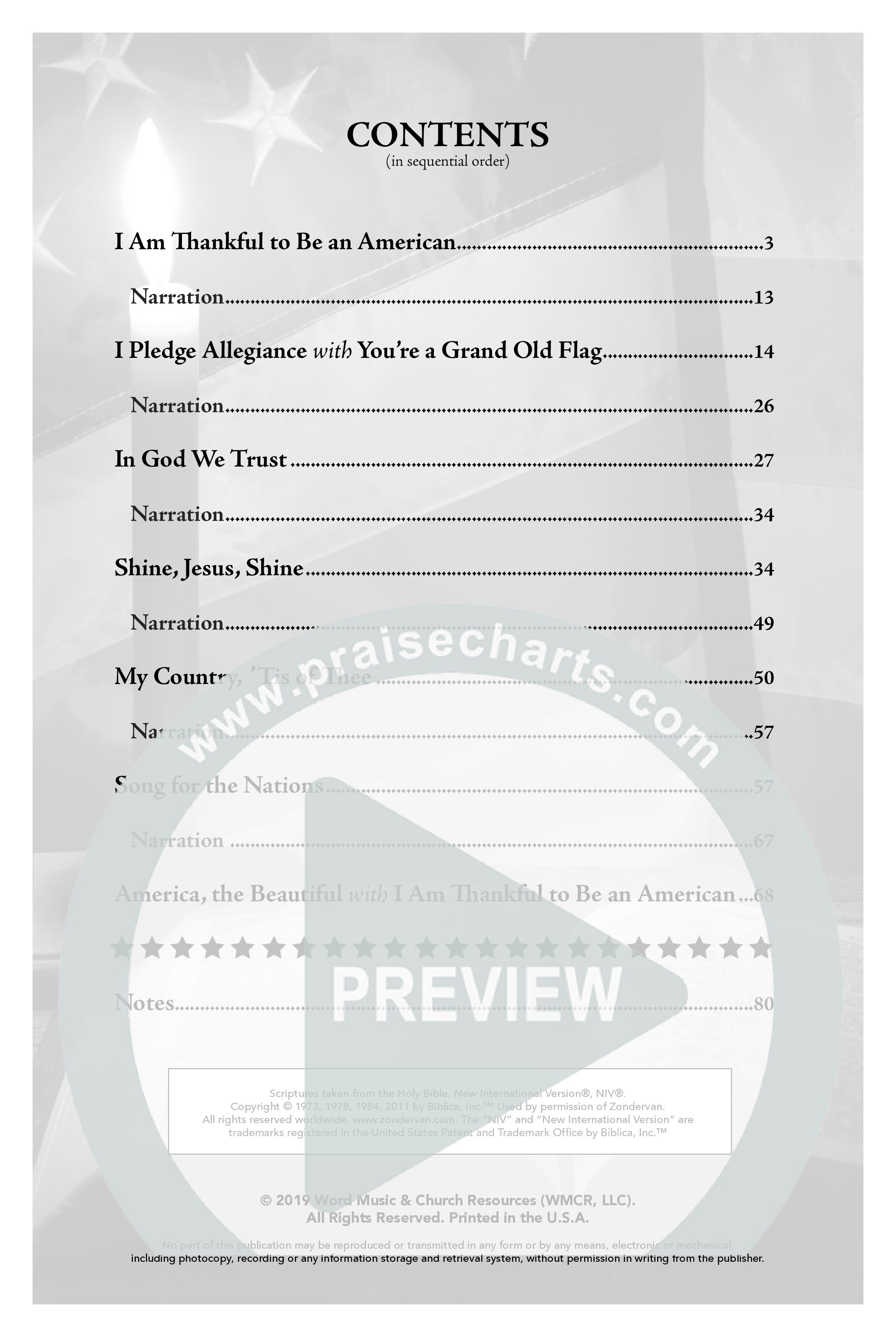 A Shining Light (7 Song Choral Collection) Choral Book (Arr. Marty Parks)