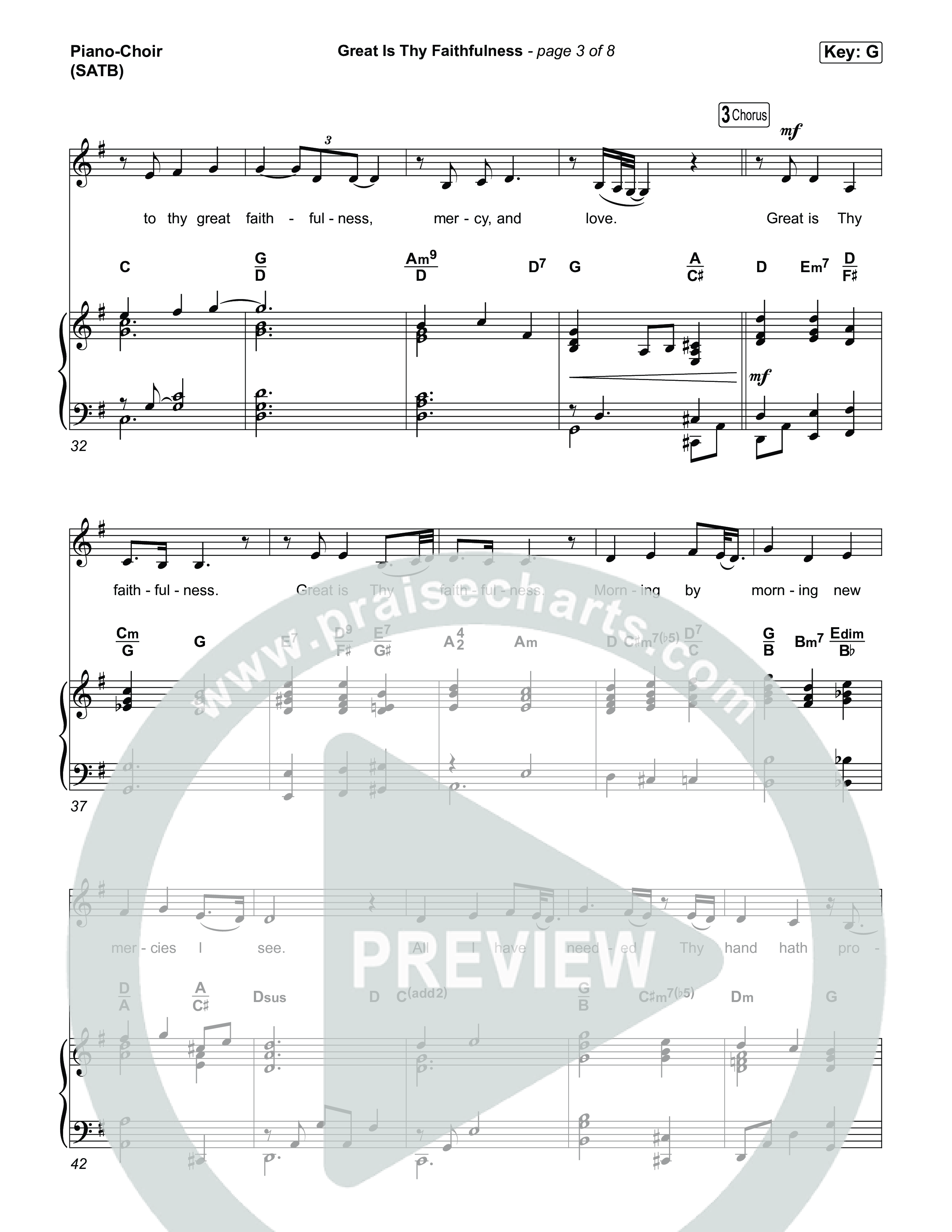 Great Is Thy Faithfulness Piano/Vocal Pack (CeCe Winans)