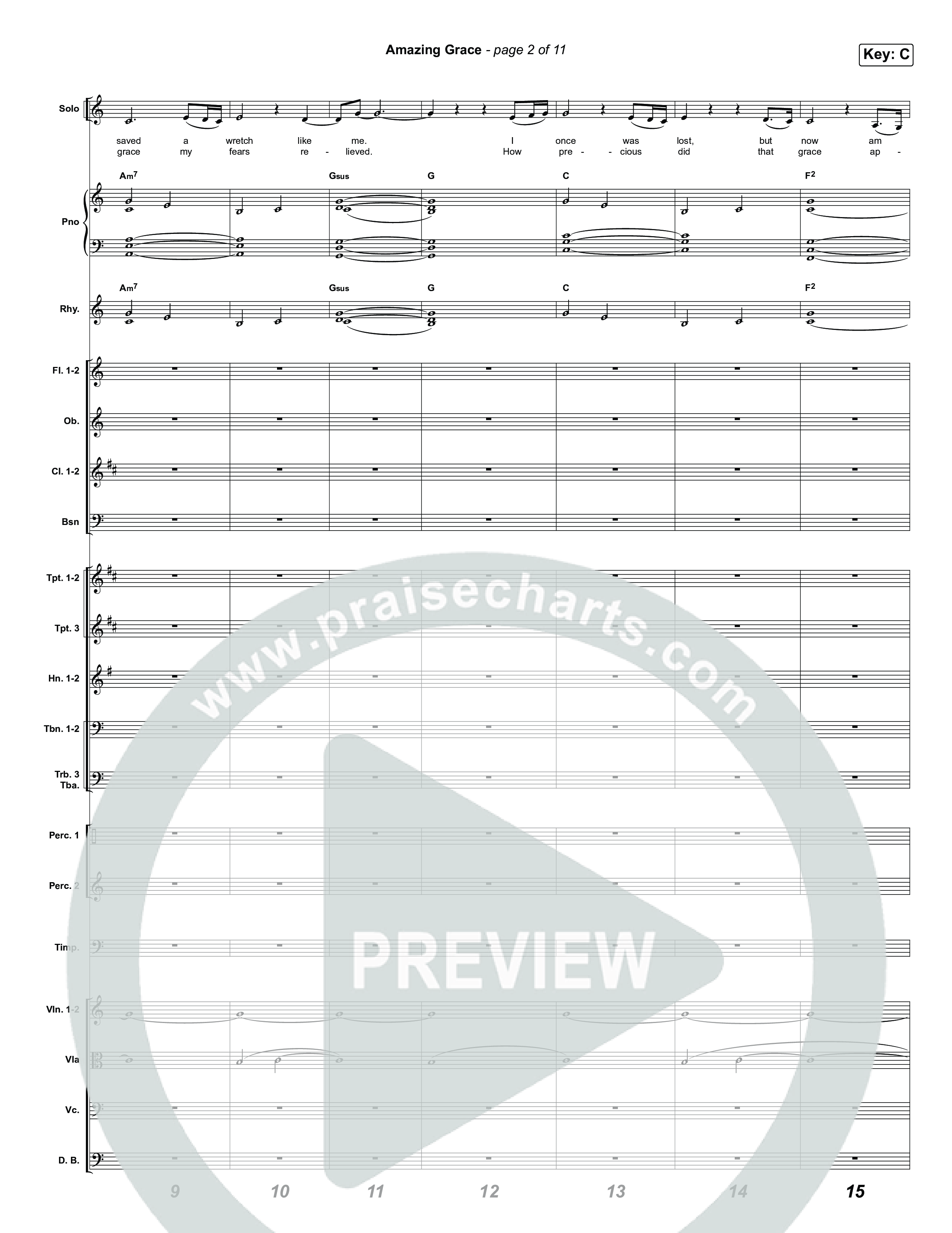 Amazing Grace Orchestration (CeCe Winans)