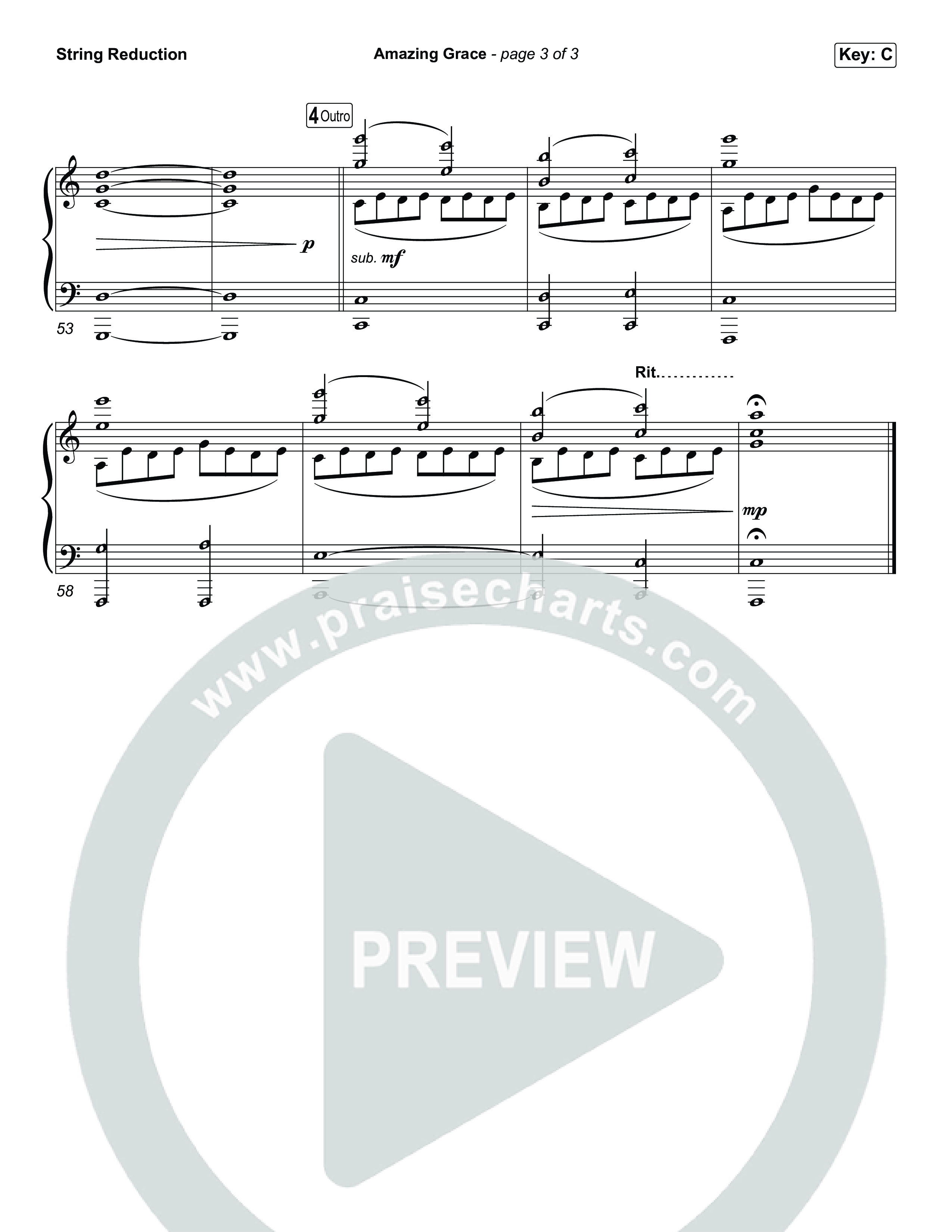 Amazing Grace String Reduction (CeCe Winans)