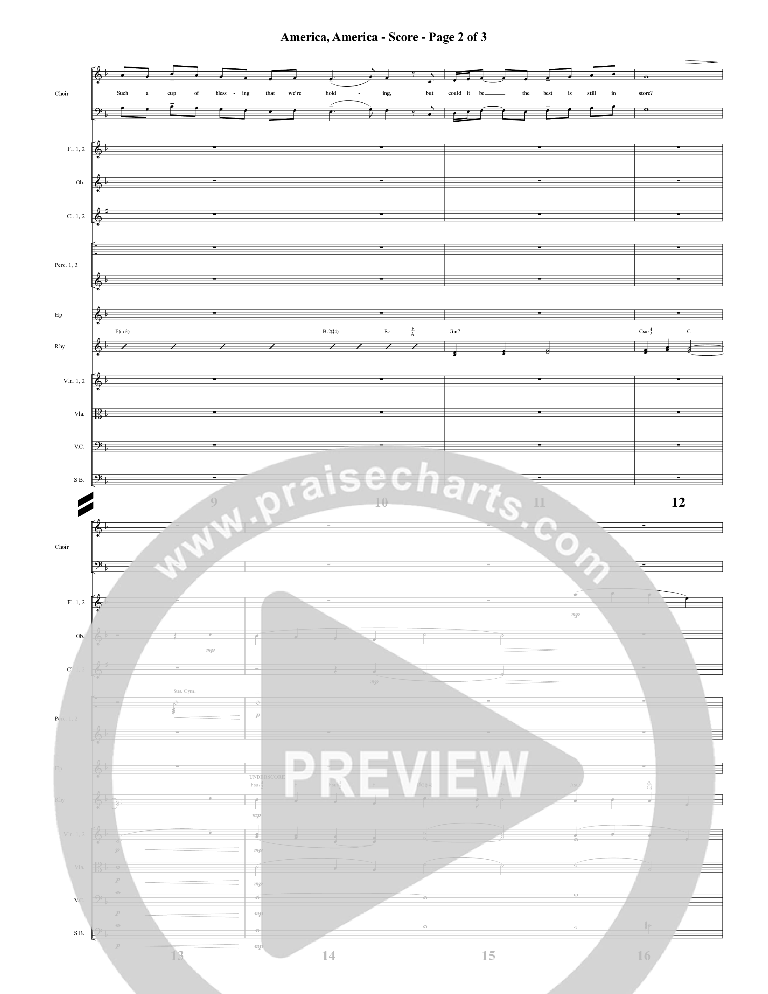 American Dreamers (10 Song Choral Collection) Orchestrations (SATB) (Arr. Tony Wood / Arr. Cliff Duren)