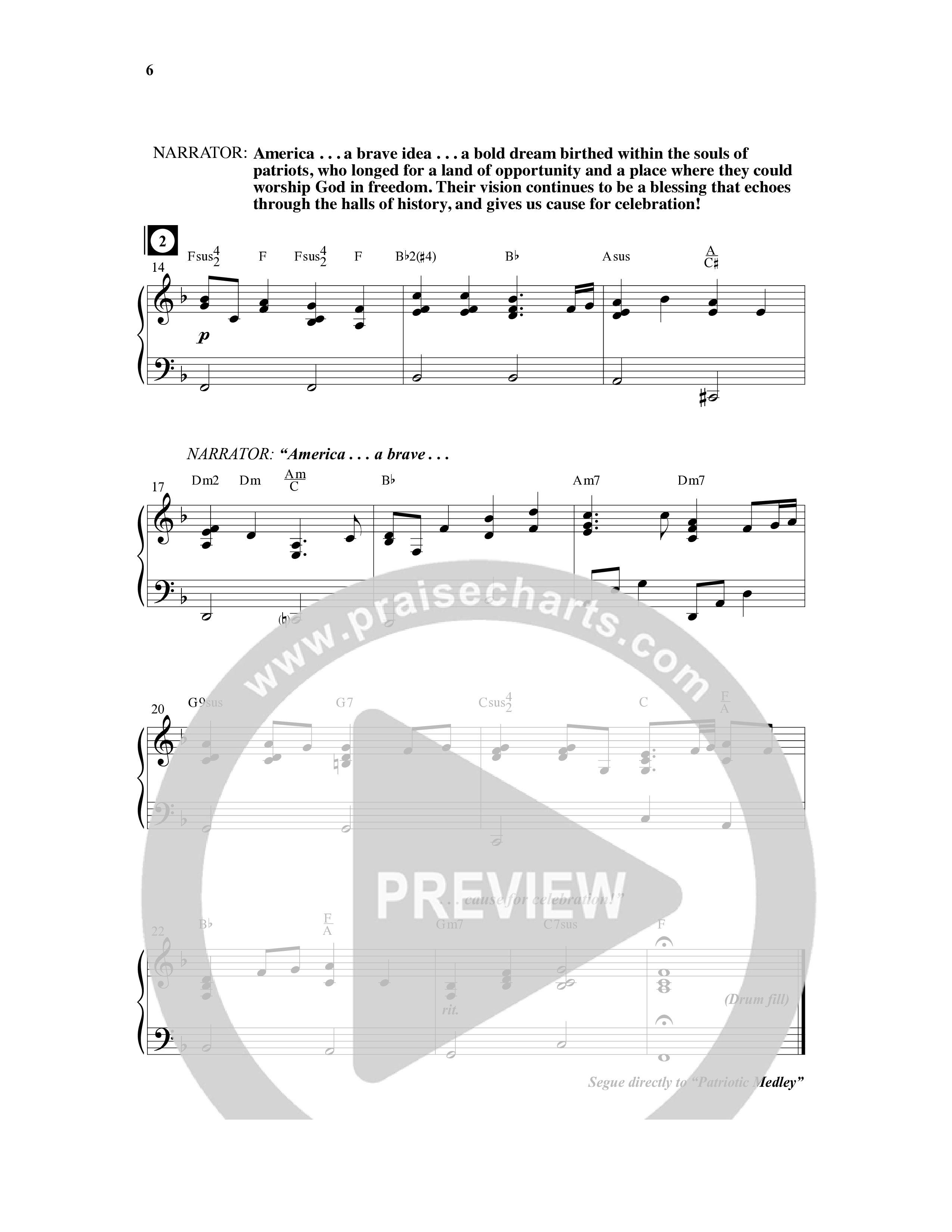 American Dreamers (10 Song Choral Collection) Song 1 (Piano SATB) (Arr. Tony Wood / Arr. Cliff Duren)