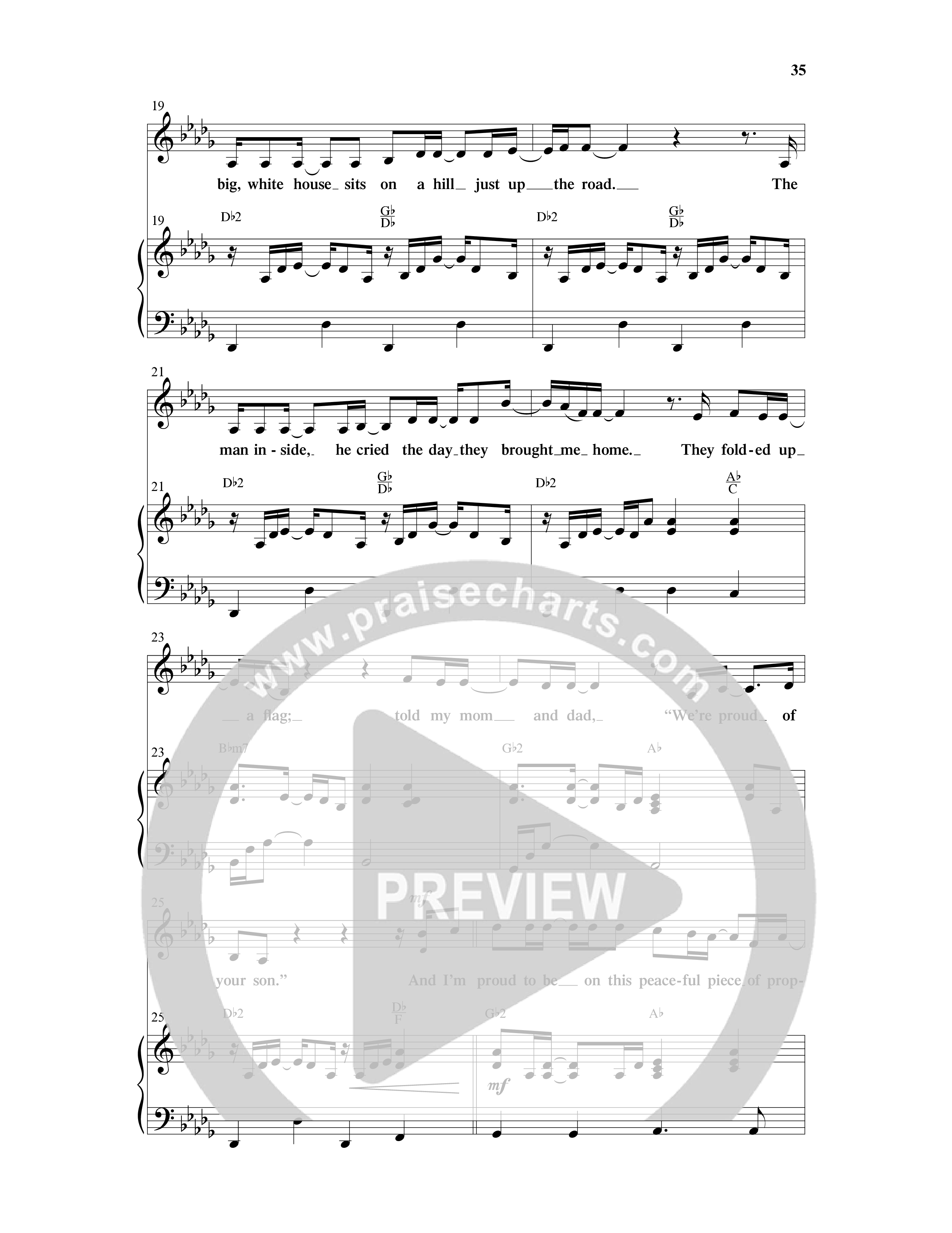 American Dreamers (10 Song Choral Collection) Song 4 (Piano SATB) (Arr. Tony Wood / Arr. Cliff Duren)