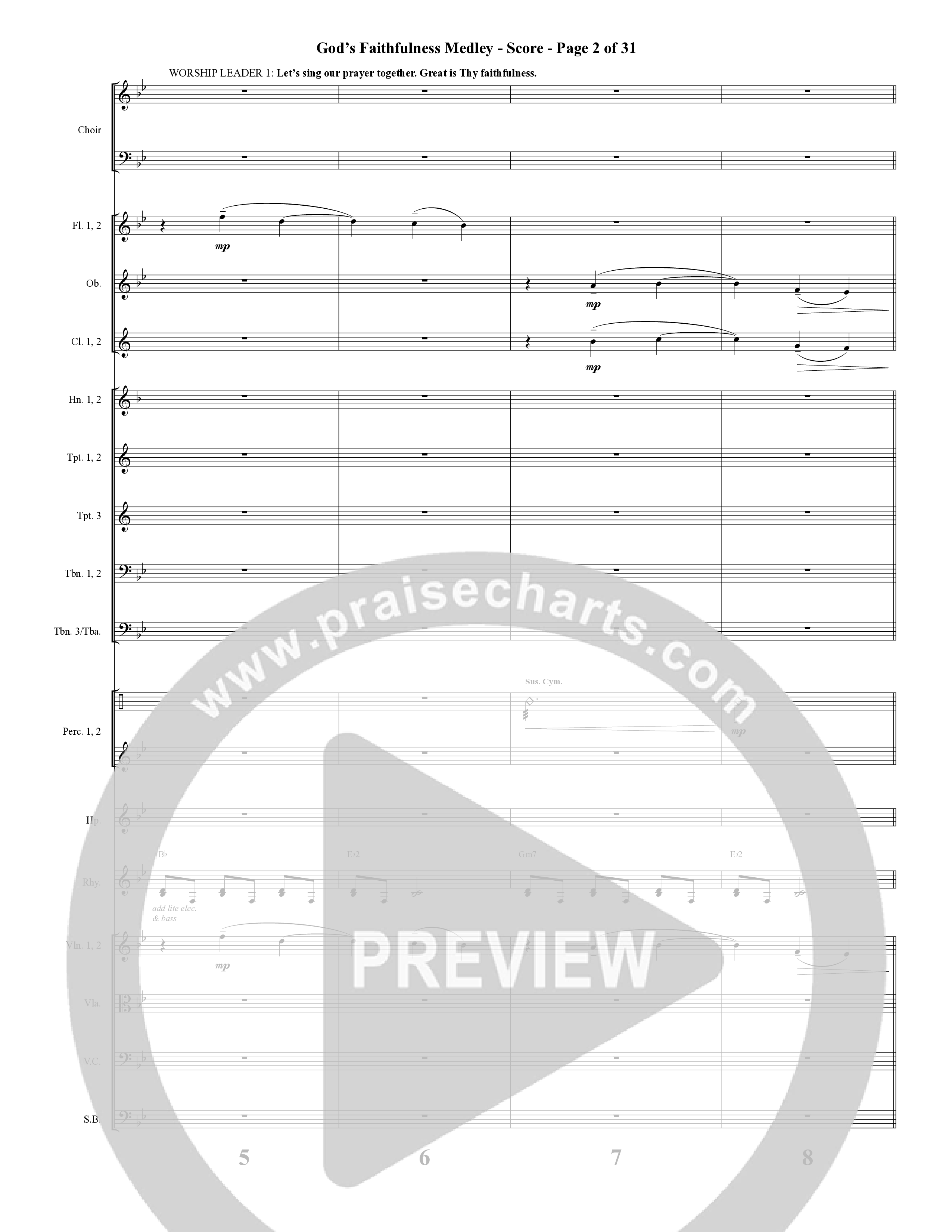 American Dreamers (10 Song Choral Collection) Song 7 (Orchestration) (Arr. Tony Wood / Arr. Cliff Duren)