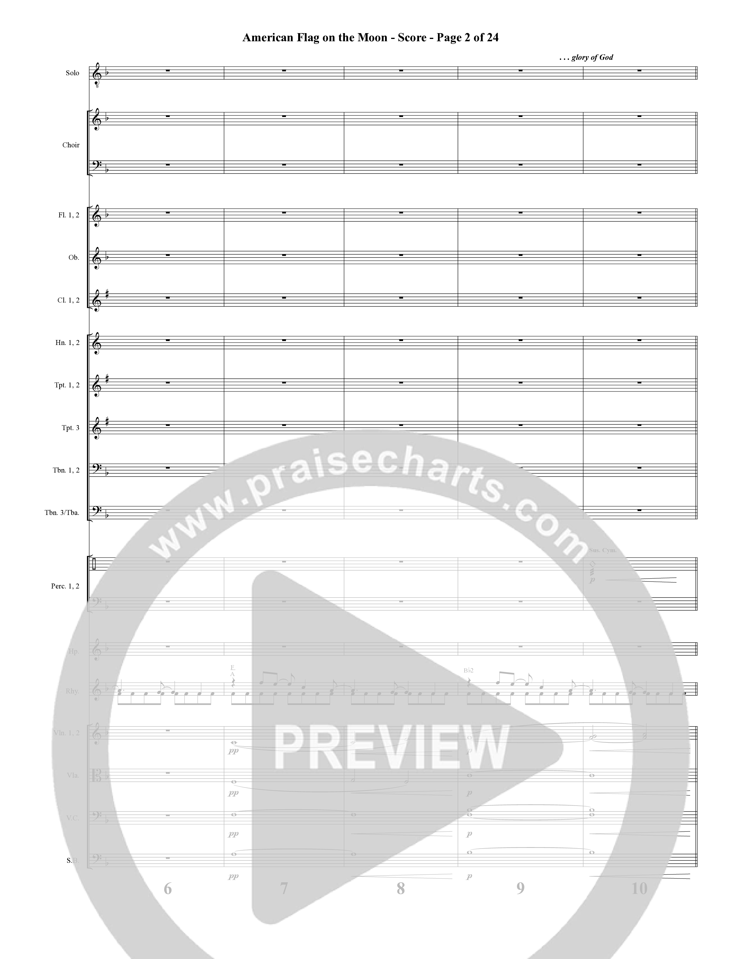 American Dreamers (10 Song Choral Collection) Song 9 (Orchestration) (Arr. Tony Wood / Arr. Cliff Duren)