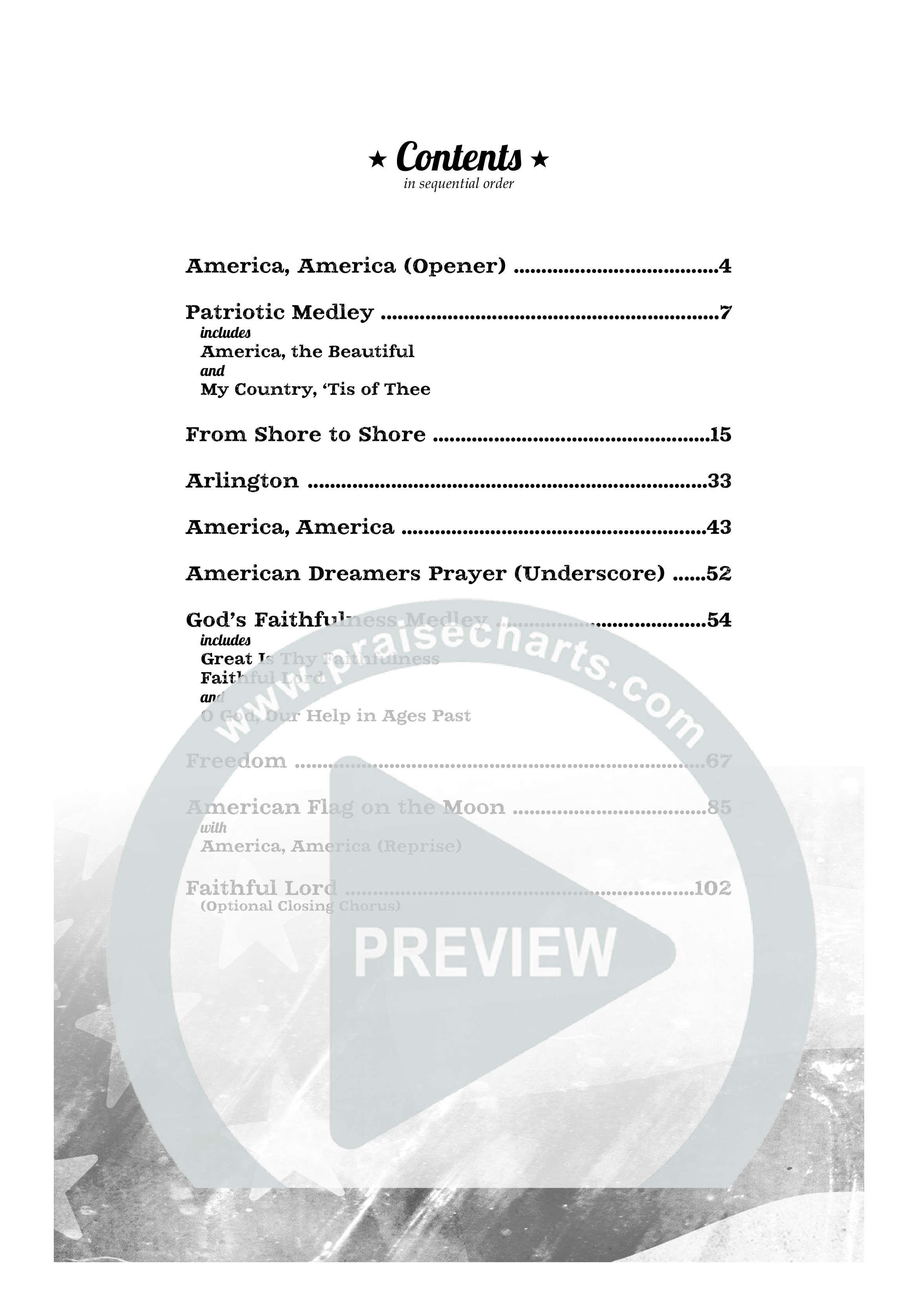 American Dreamers (10 Song Choral Collection) Choral Book (Arr. Tony Wood / Arr. Cliff Duren)