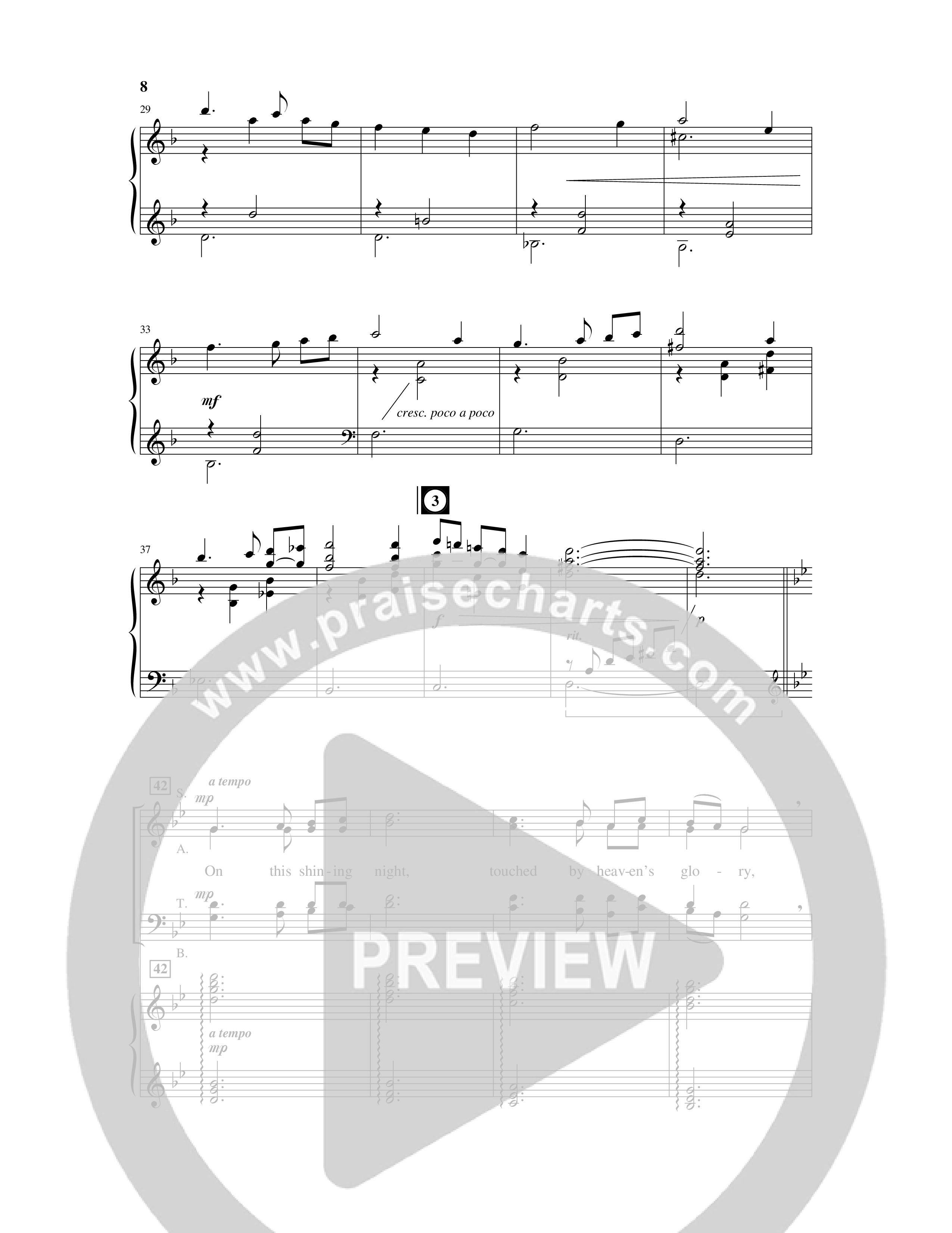 On This Shining Night (7 Song Choral Collection) Choral Book (Arr. Lee Dengler / Arr. Susan Naus Dengler / Orch. Phillip Keveren)