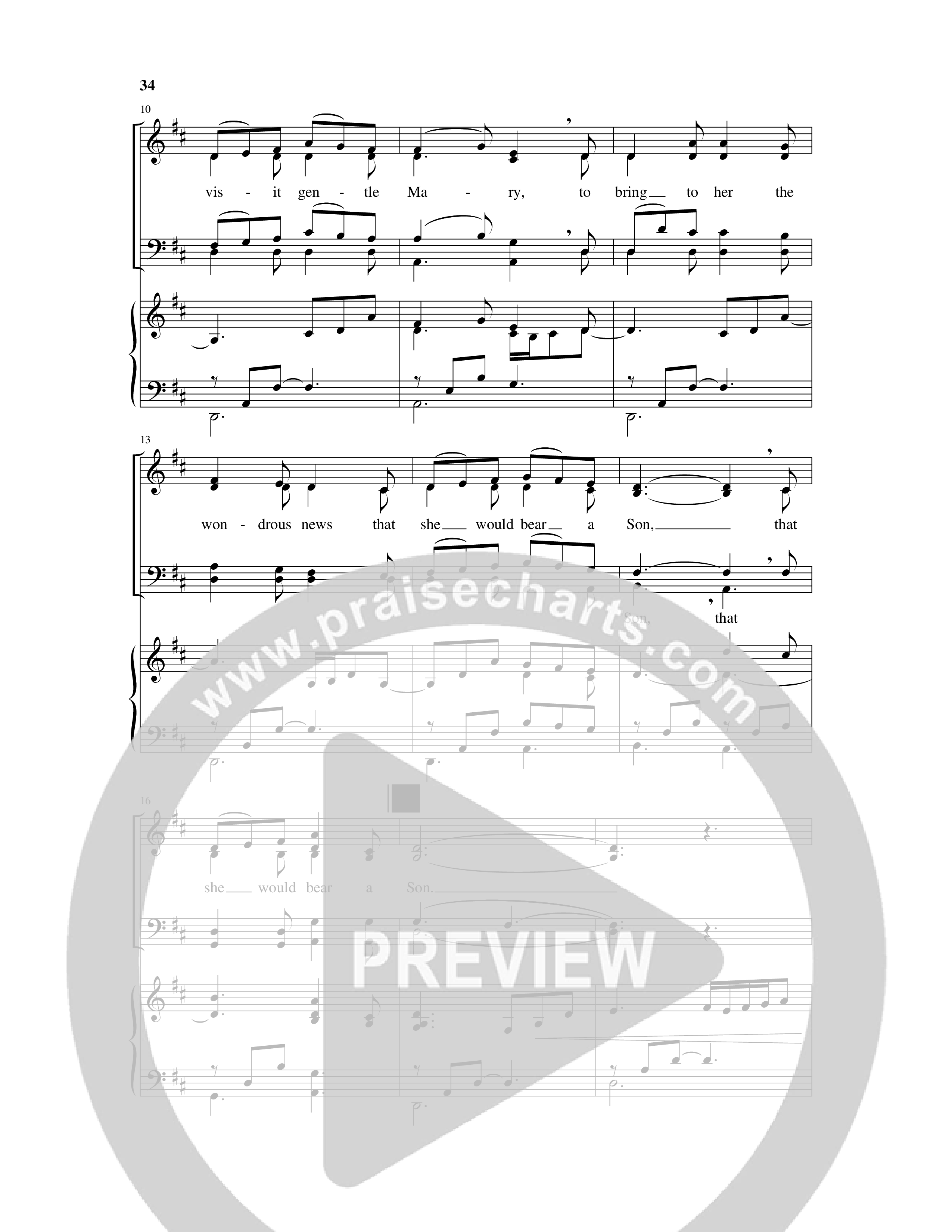 On This Shining Night (7 Song Choral Collection) Song 2 (Piano SATB) (Arr. Lee Dengler / Arr. Susan Naus Dengler / Orch. Phillip Keveren)
