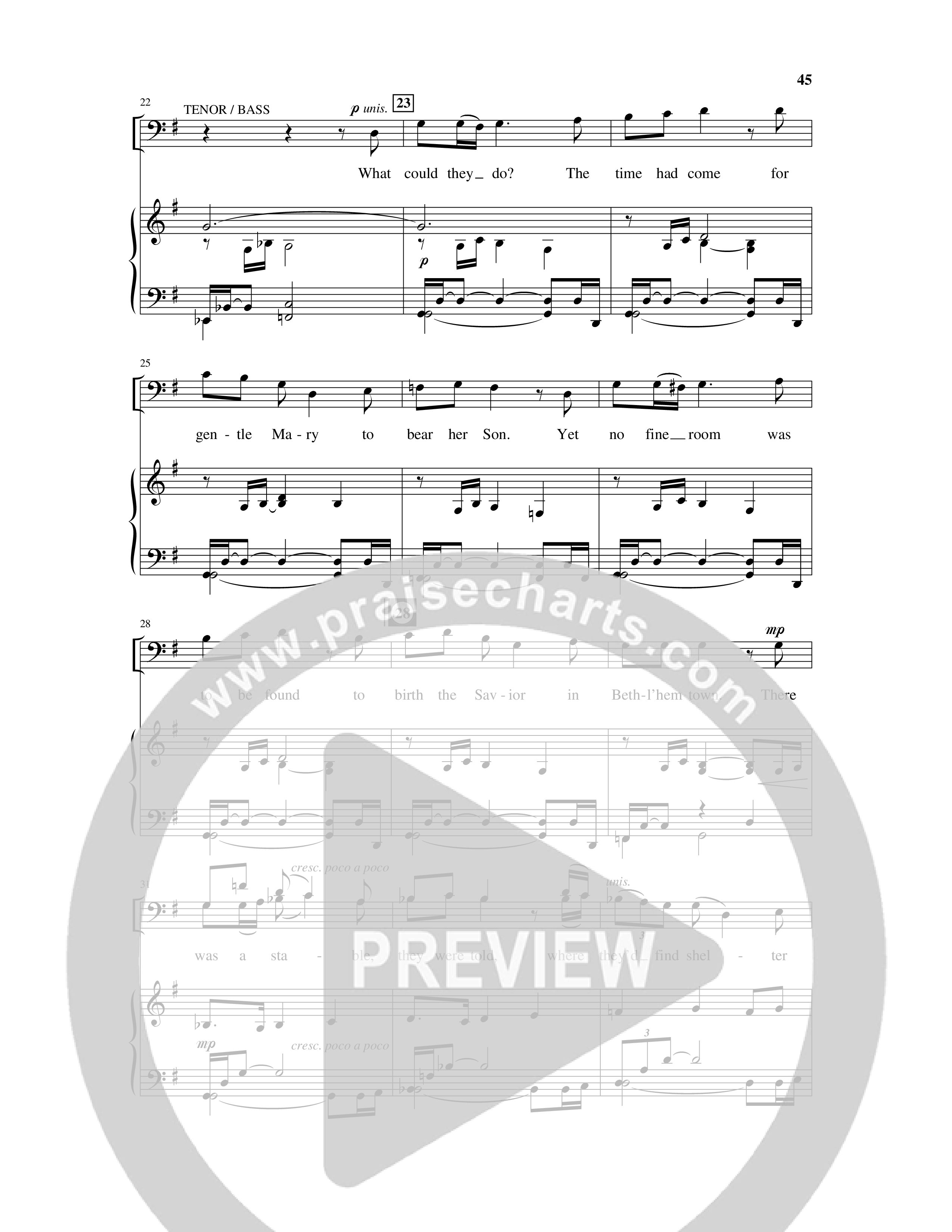 On This Shining Night (7 Song Choral Collection) Song 3 (Piano SATB) (Arr. Lee Dengler / Arr. Susan Naus Dengler / Orch. Phillip Keveren)