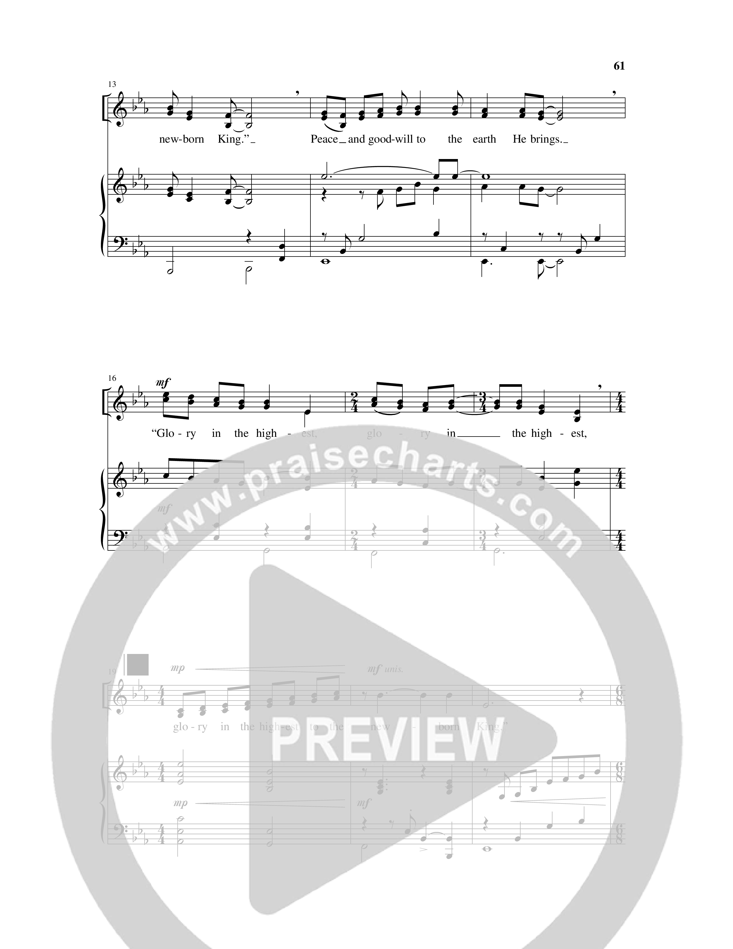 On This Shining Night (7 Song Choral Collection) Song 5 (Piano SATB) (Arr. Lee Dengler / Arr. Susan Naus Dengler / Orch. Phillip Keveren)