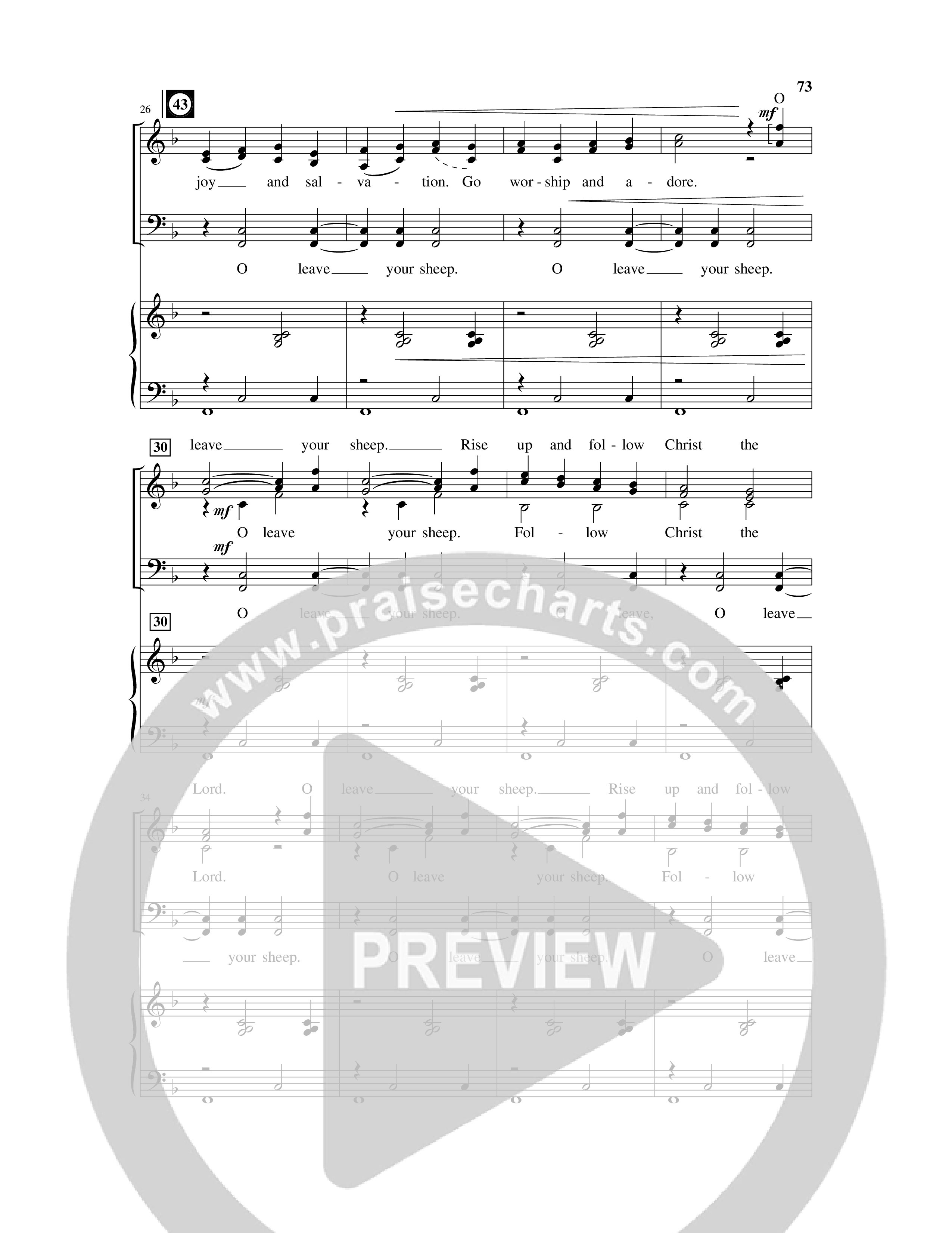 On This Shining Night (7 Song Choral Collection) Song 6 (Piano SATB) (Arr. Lee Dengler / Arr. Susan Naus Dengler / Orch. Phillip Keveren)