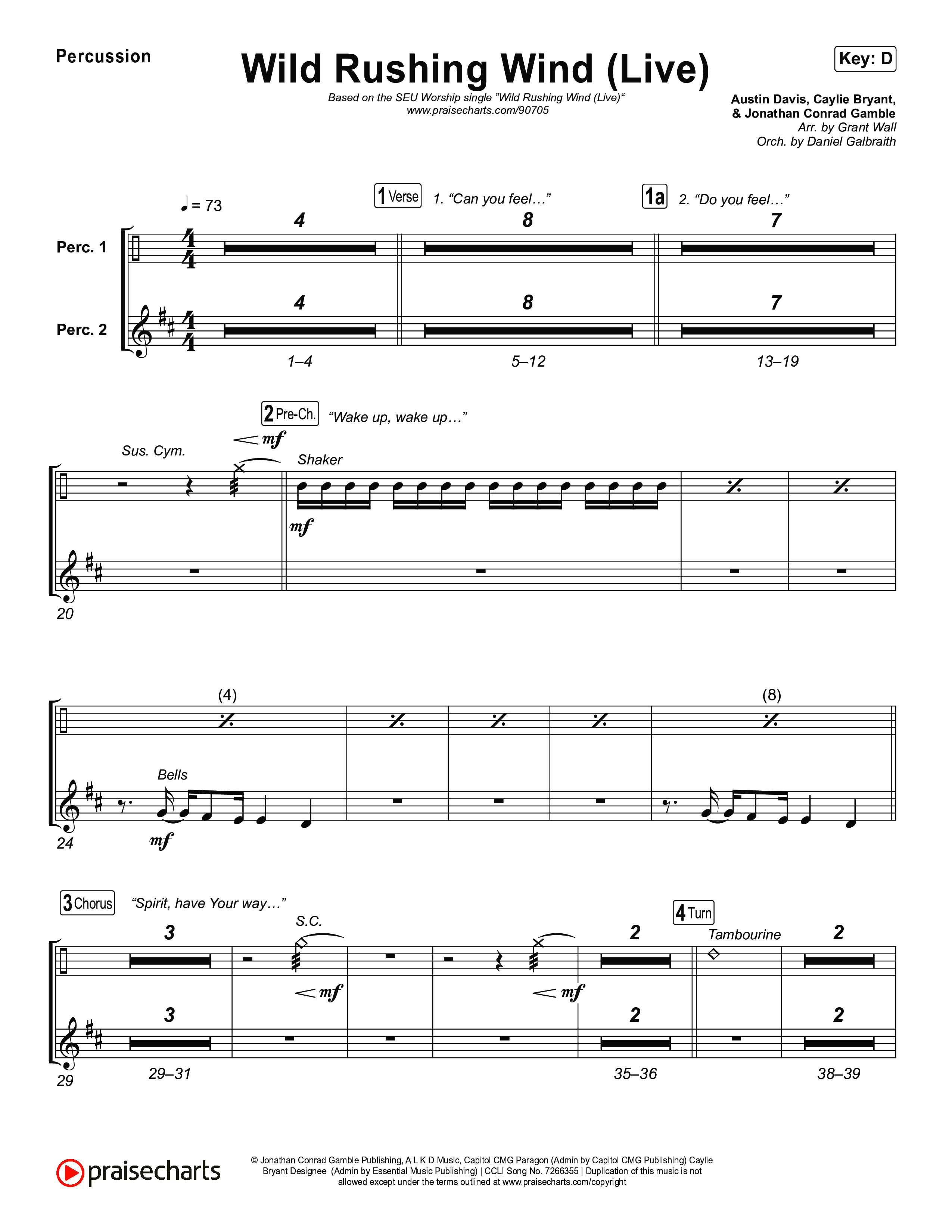 Wild Rushing Wind (Live) Percussion (SEU Worship)