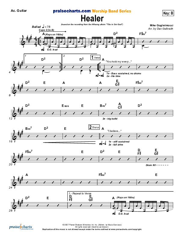 Healer Acoustic Guitar (Mike Guglielmucci)