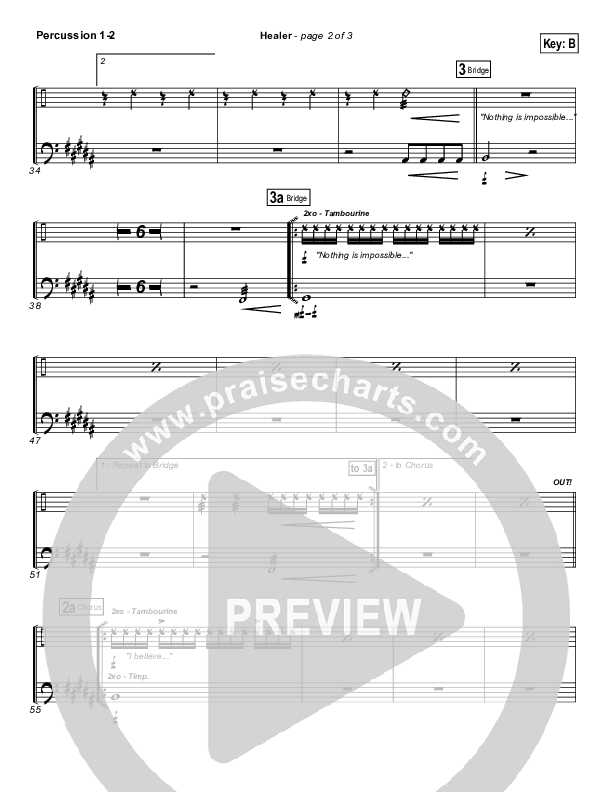 Healer Percussion 1/2 (Mike Guglielmucci)