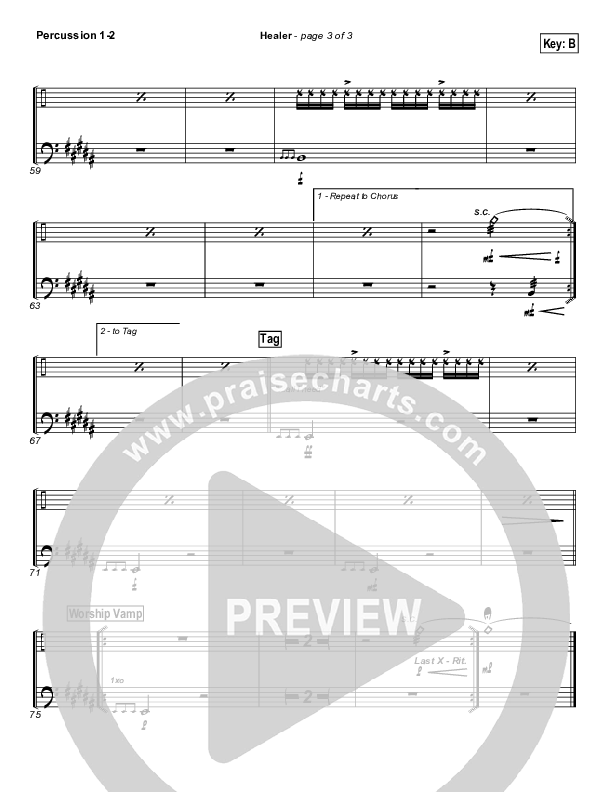 Healer Percussion 1/2 (Mike Guglielmucci)