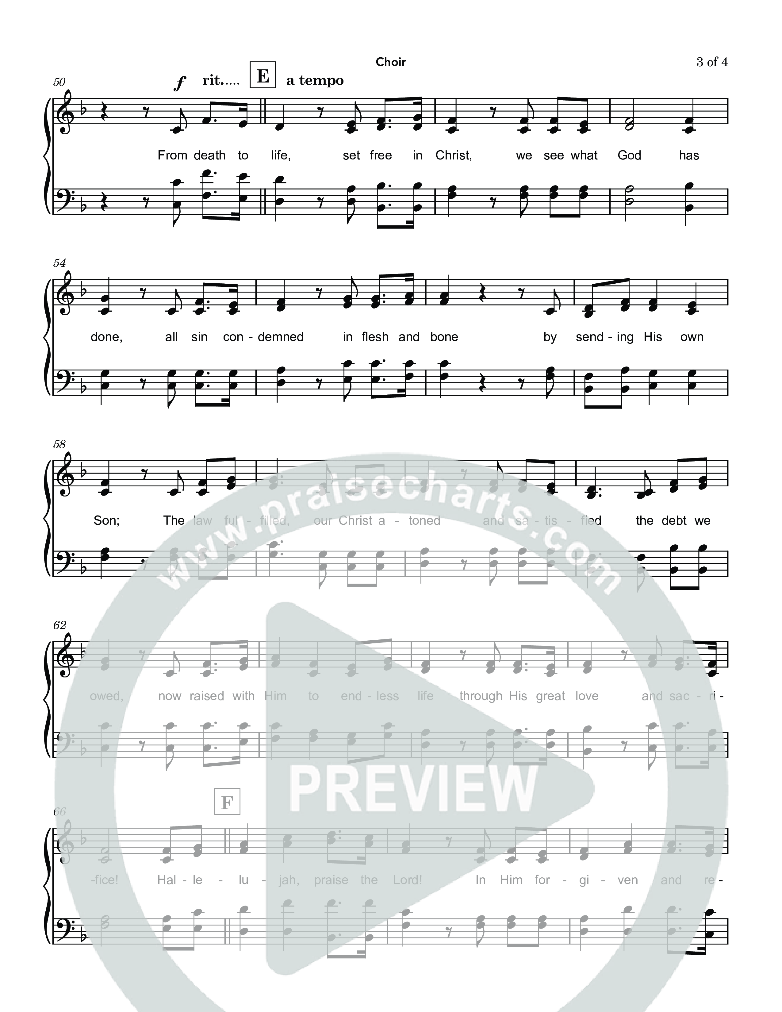 God's Covenant (Promise Of The Cross) (Choral Anthem SATB) Choir Sheet (SATB) (Nathan Sennett / Debora Cahoon / Jaclynn Huse)