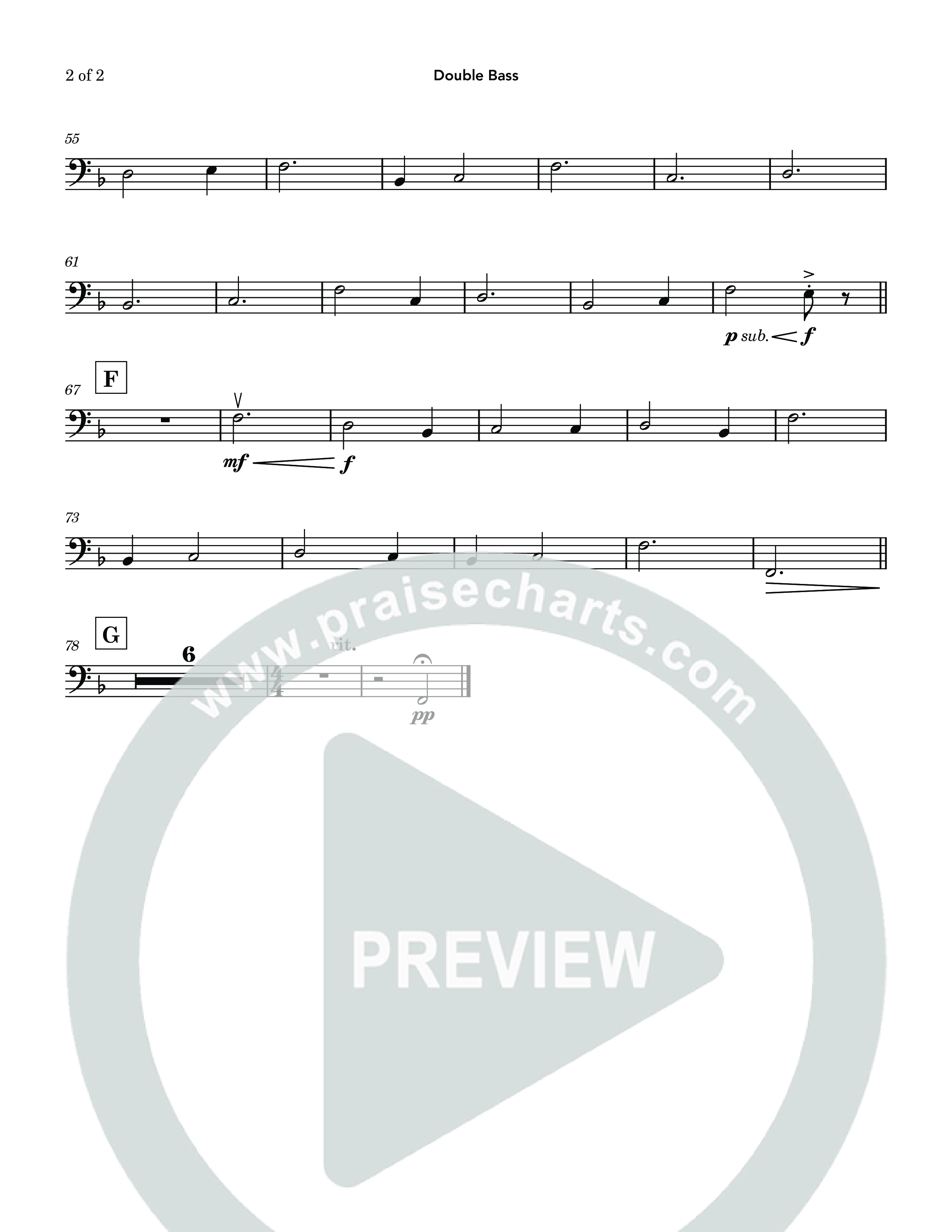 God's Covenant (Promise Of The Cross) (Choral Anthem SATB) Double Bass (Nathan Sennett / Debora Cahoon / Jaclynn Huse)