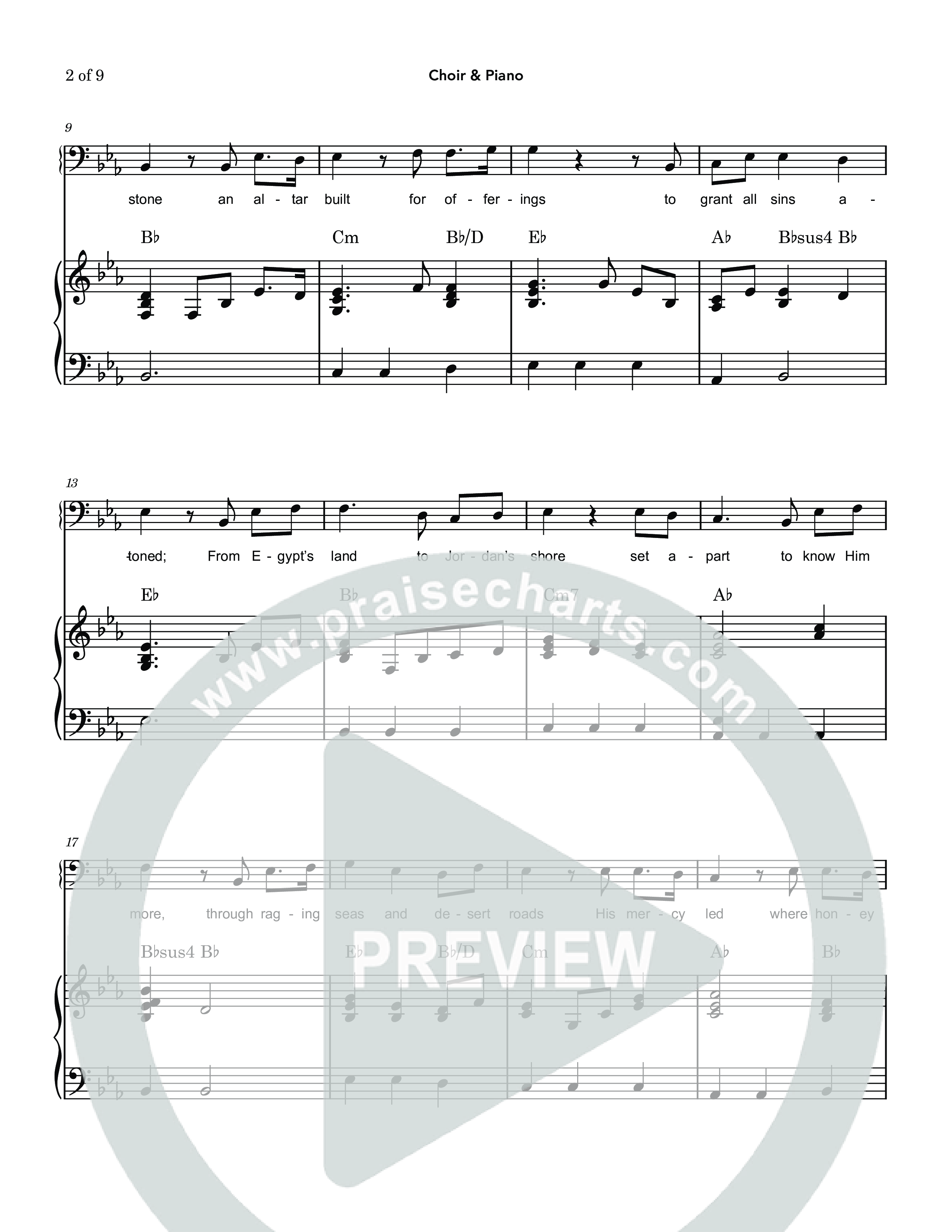 God's Covenant (Promise Of The Cross) (Choral Anthem SATB) Anthem (SATB/Piano) (Nathan Sennett / Debora Cahoon / Jaclynn Huse)