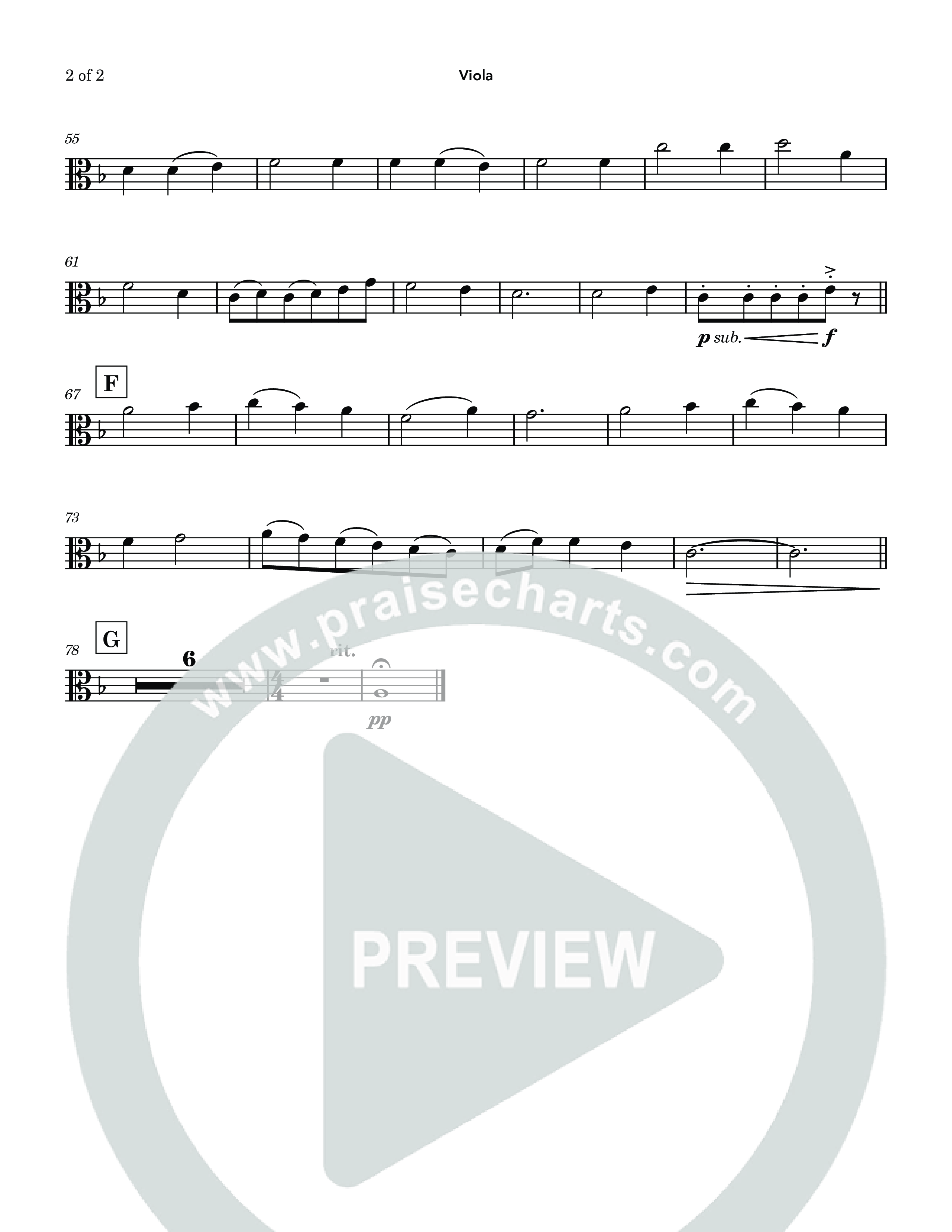God's Covenant (Promise Of The Cross) (Choral Anthem SATB) Viola (Nathan Sennett / Debora Cahoon / Jaclynn Huse)