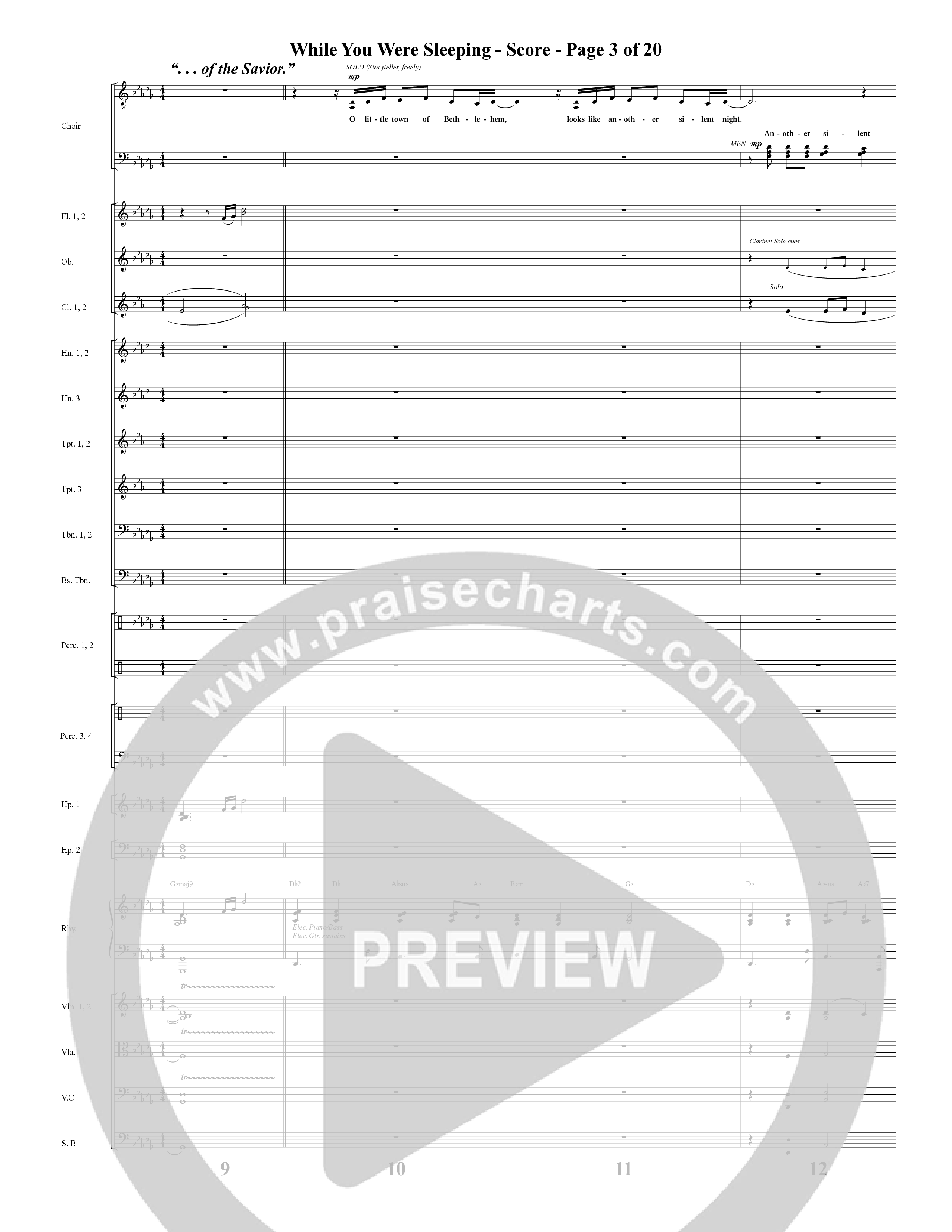 A Baby Changes Everything (16 Song Choral Collection) Song 11 (Orchestration) (Arr. Deborah Craig-Claar / Arr. David Clydesdale)