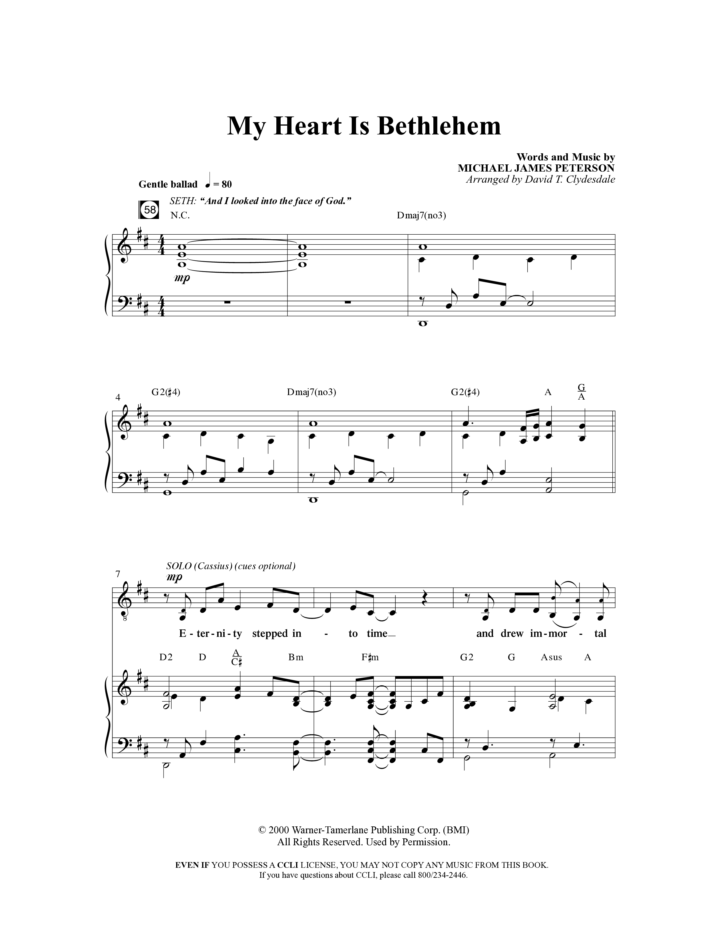 A Baby Changes Everything (16 Song Choral Collection) Song 14 (Piano SATB) (Arr. Deborah Craig-Claar / Arr. David Clydesdale)