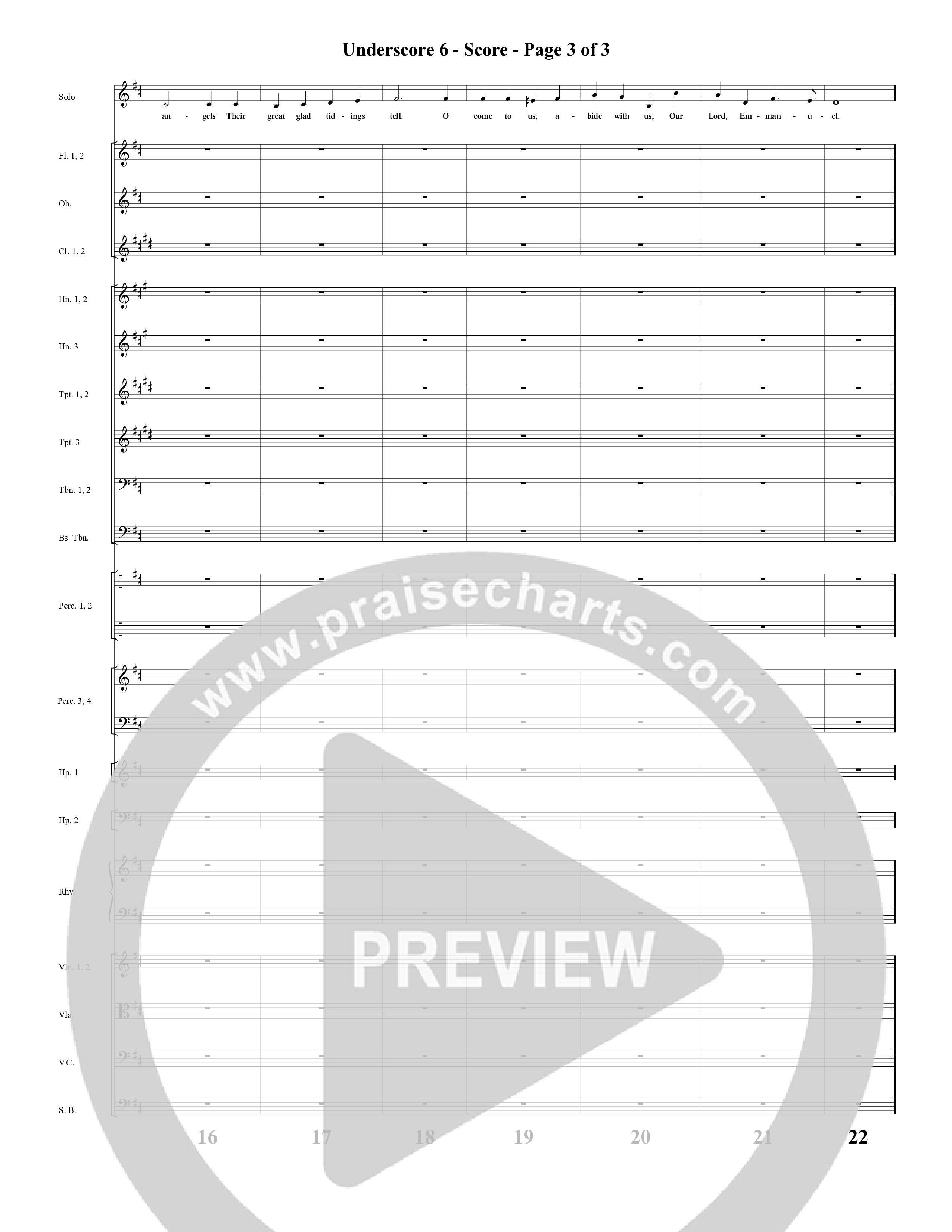 A Baby Changes Everything (16 Song Choral Collection) Song 15 (Orchestration) (Arr. Deborah Craig-Claar / Arr. David Clydesdale)