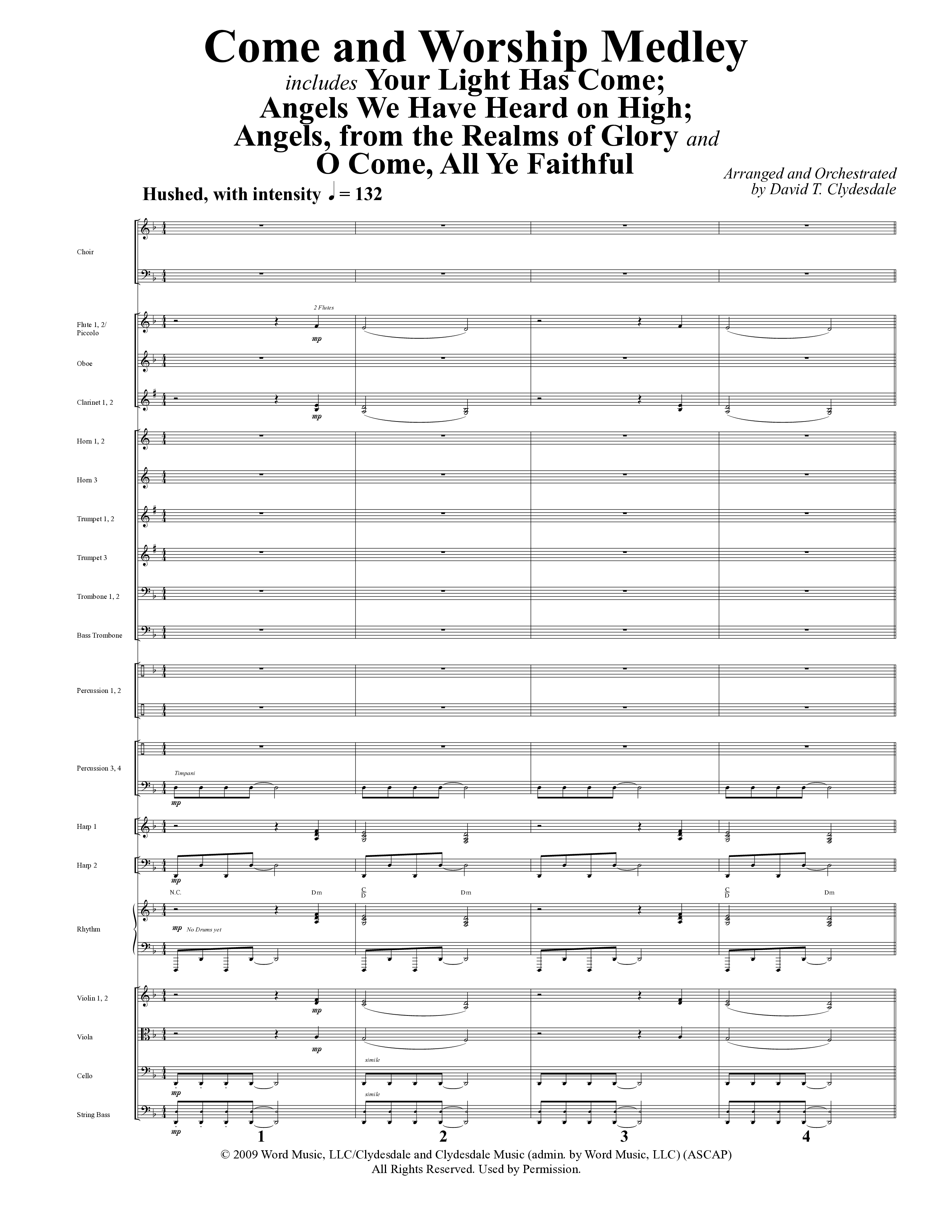 A Baby Changes Everything (16 Song Choral Collection) Song 16 (Orchestration) (Arr. Deborah Craig-Claar / Arr. David Clydesdale)